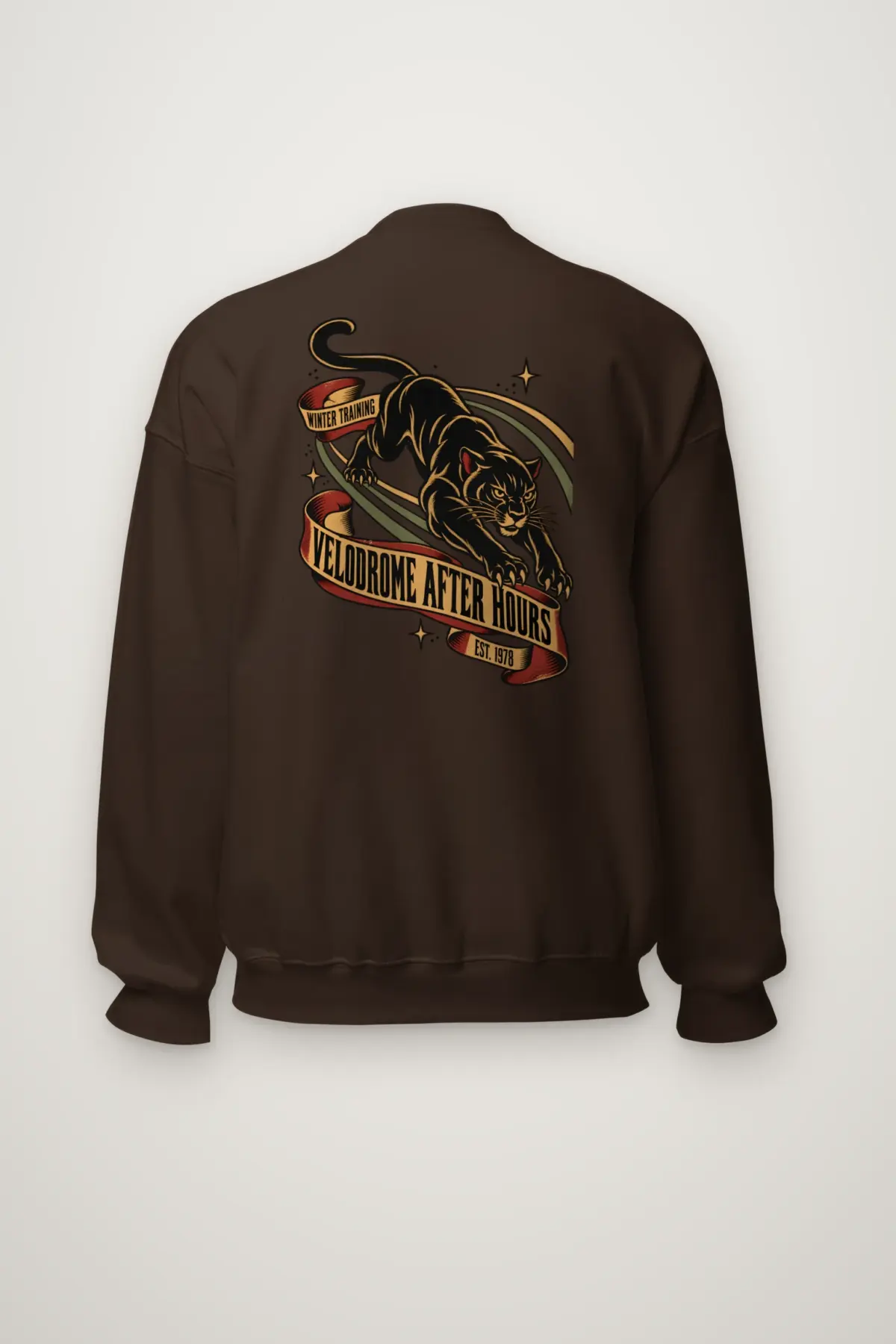 "Winter Training Velodrome" Heavy Blend Unisex Crewneck Sweatshirt