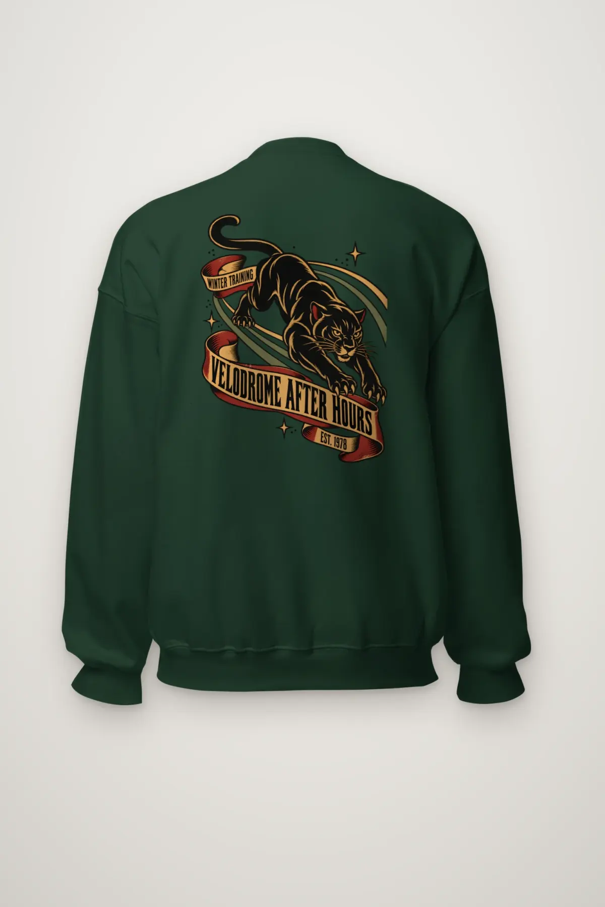"Winter Training Velodrome" Heavy Blend Unisex Crewneck Sweatshirt