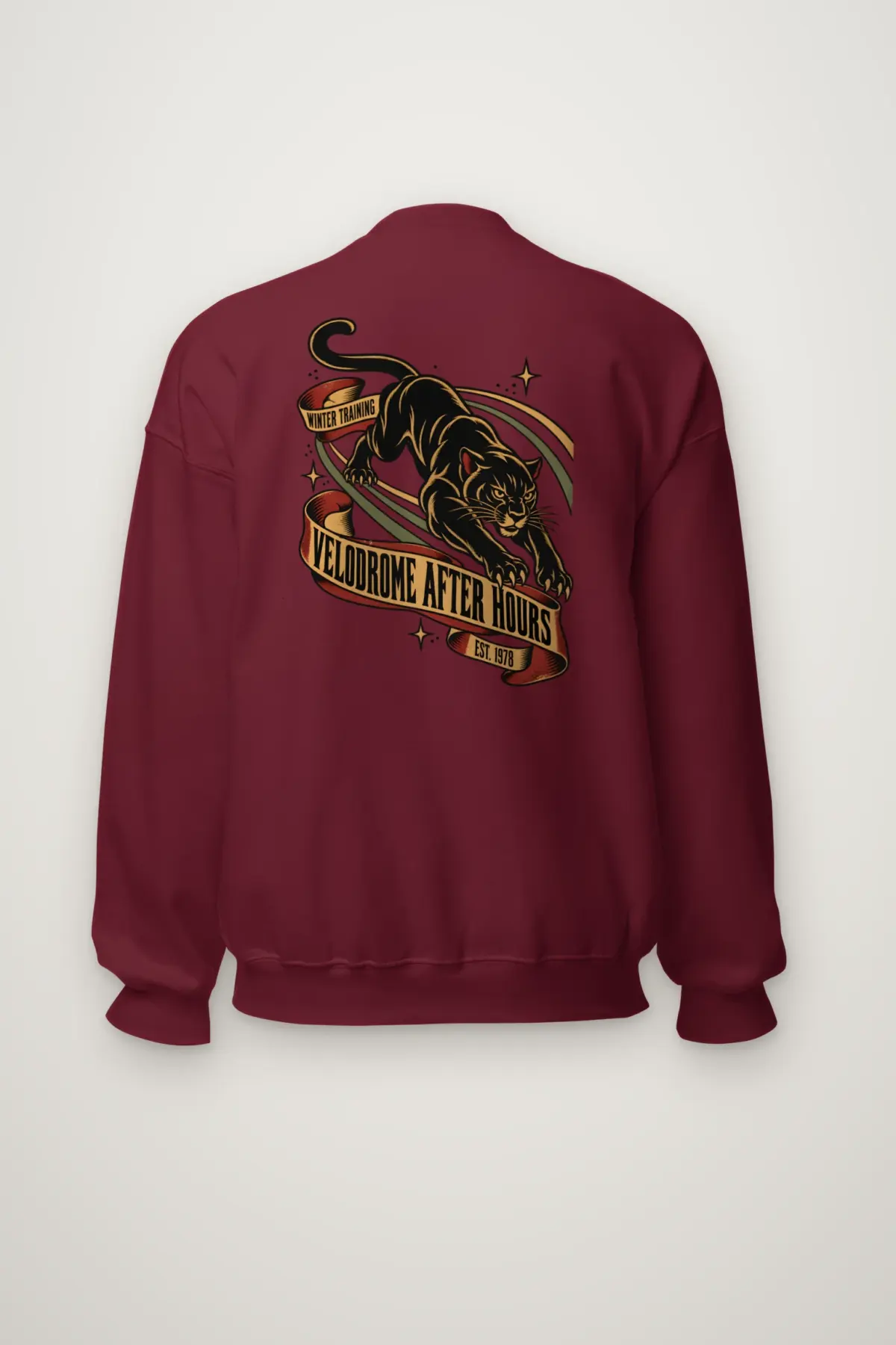 "Winter Training Velodrome" Heavy Blend Unisex Crewneck Sweatshirt
