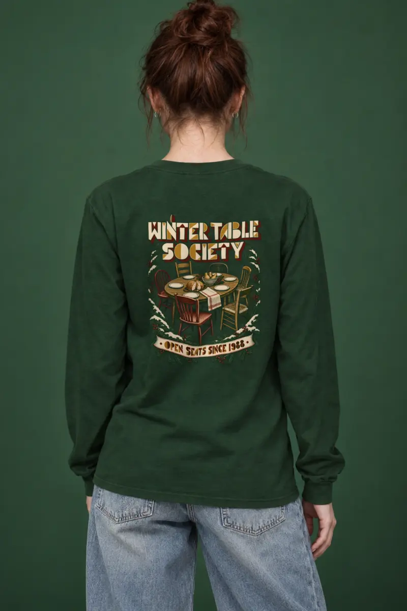 "Wintertable Society" Unisex Longsleeve T-shirt