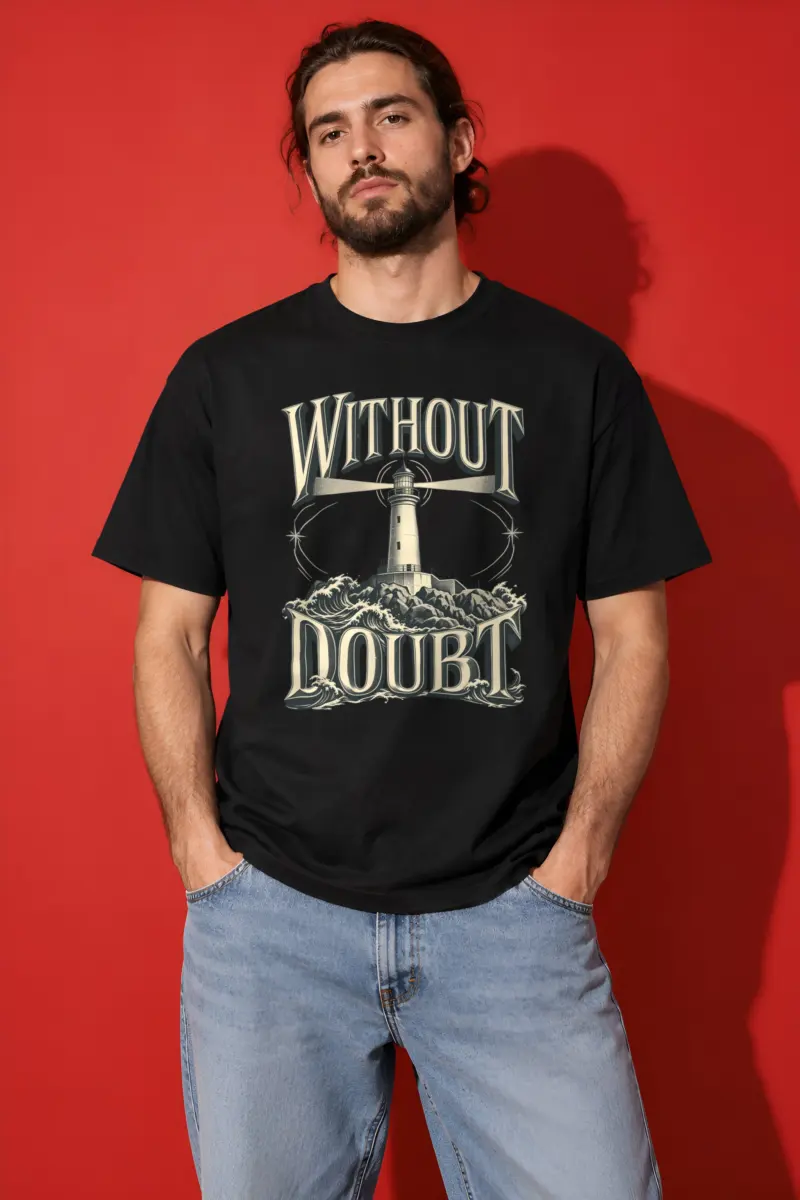 "Without Doubt" Heavyweight Unisex Crewneck T-shirt