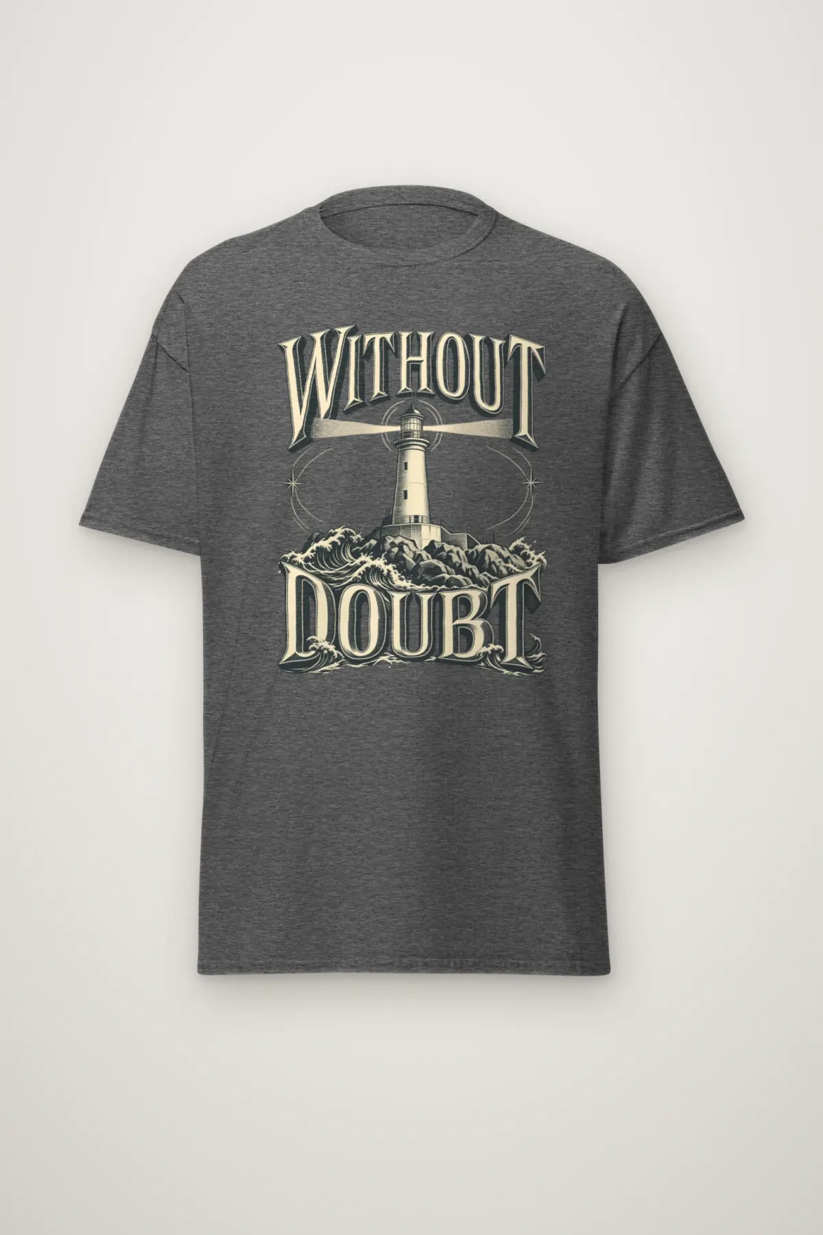 "Without Doubt" Heavyweight Unisex Crewneck T-shirt