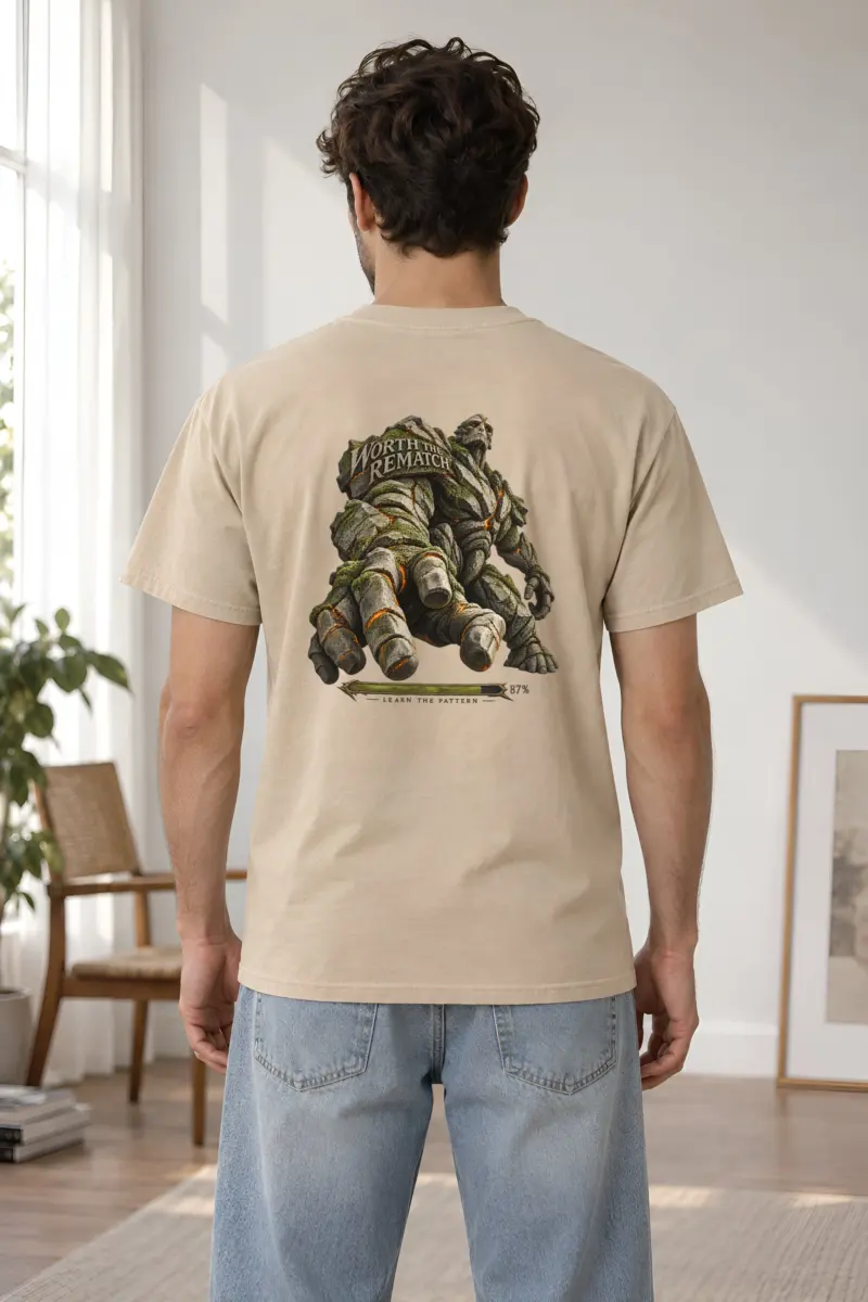 “Worth the Rematch” Heavyweight Unisex Crewneck T-shirt