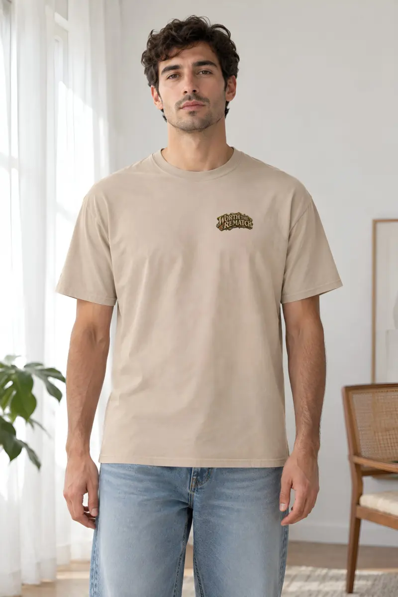 "Worth the Rematch" Heavyweight Unisex Crewneck T-shirt