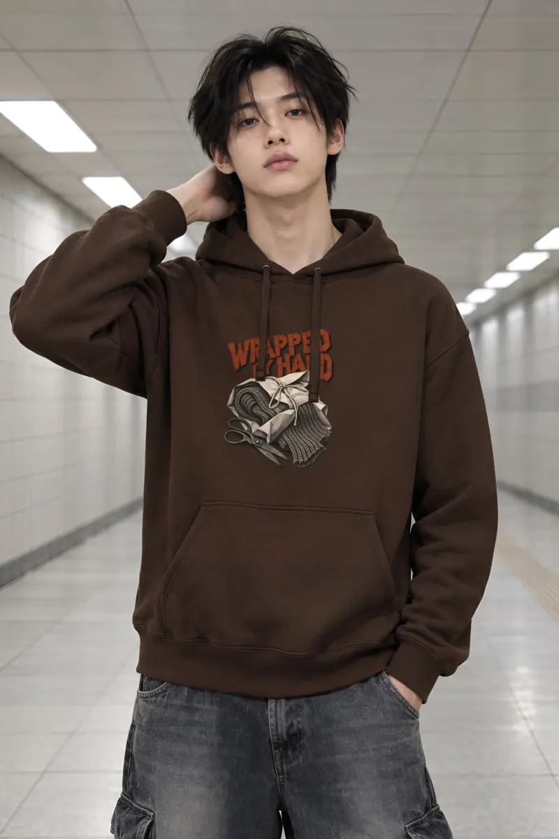 "Wrapped By Hand" Heavy Blend Unisex Pullover Hoodie
