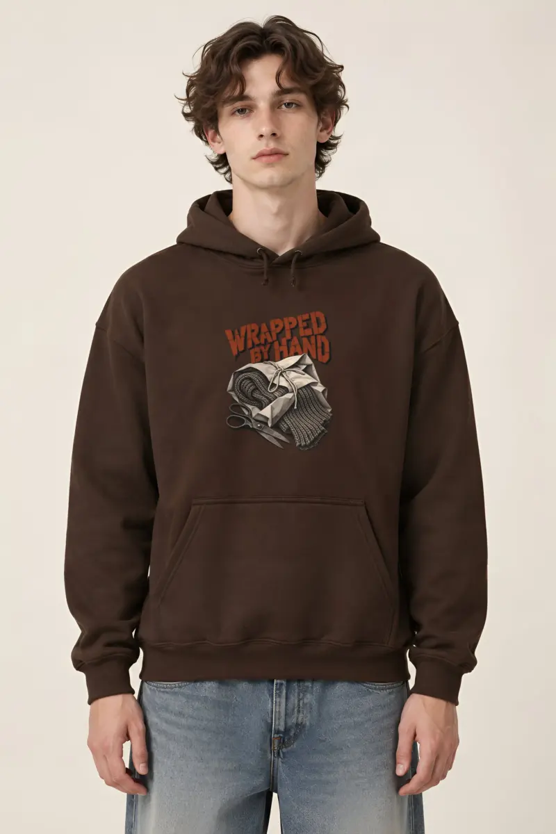 "Wrapped By Hand" Heavy Blend Unisex Pullover Hoodie