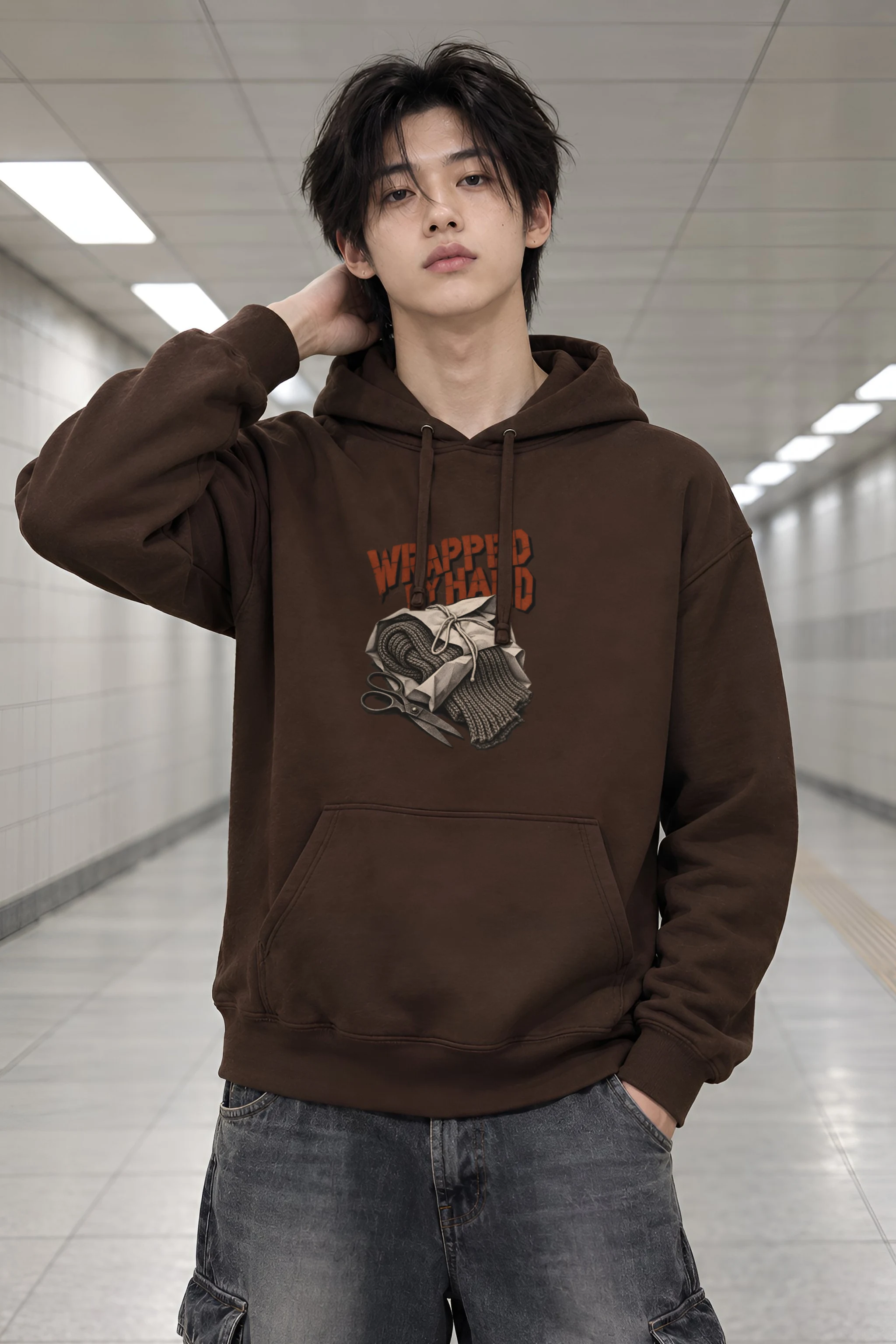 "Wrapped By Hand" Heavy Blend Unisex Pullover Hoodie