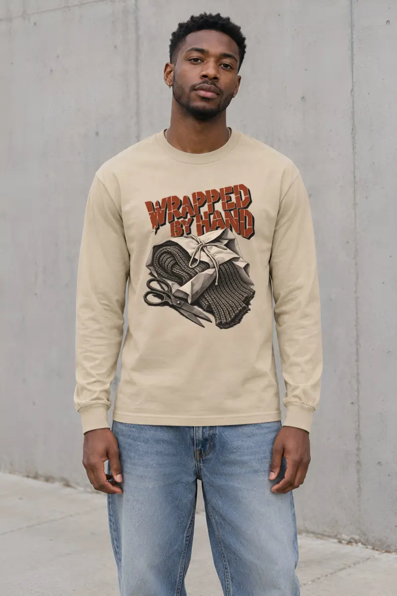 "Wrapped By Hand" Unisex Longsleeve T-shirt