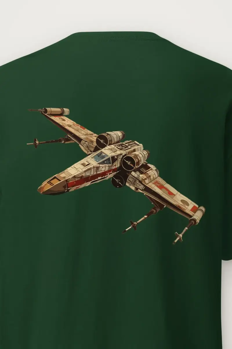 "X-Wing Technical Study" Heavyweight Unisex Crewneck T-shirt