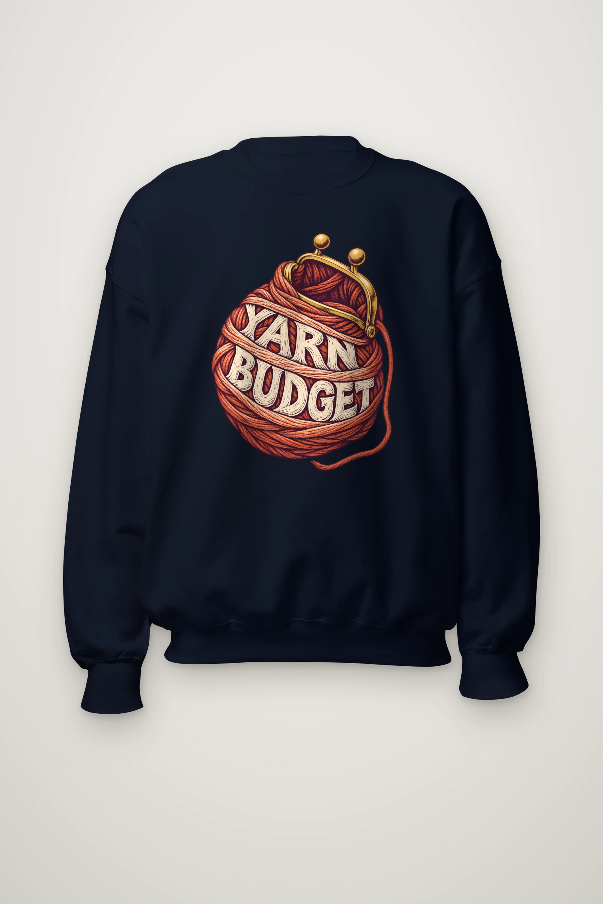 "Yarn Budget" Heavy Blend Unisex Crewneck Sweatshirt