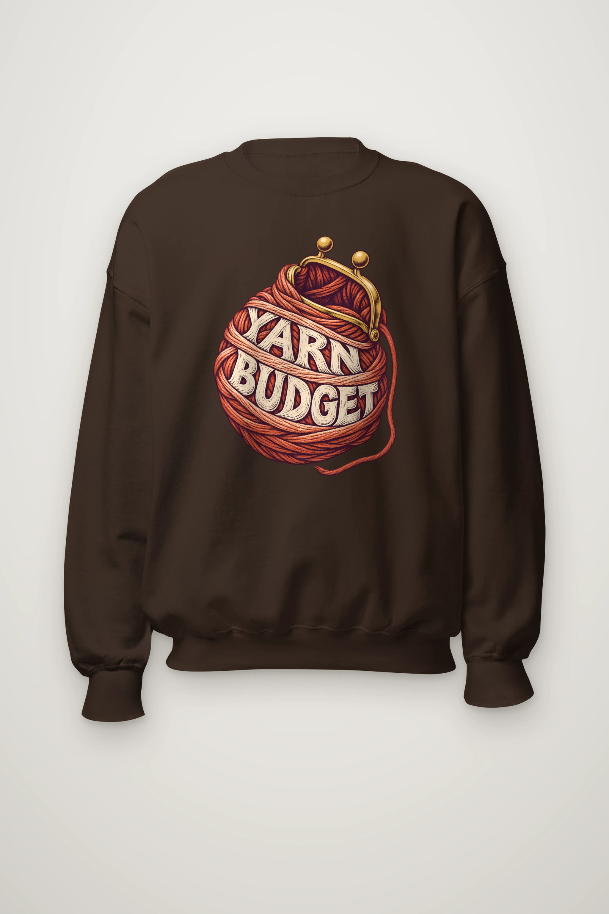 "Yarn Budget" Heavy Blend Unisex Crewneck Sweatshirt