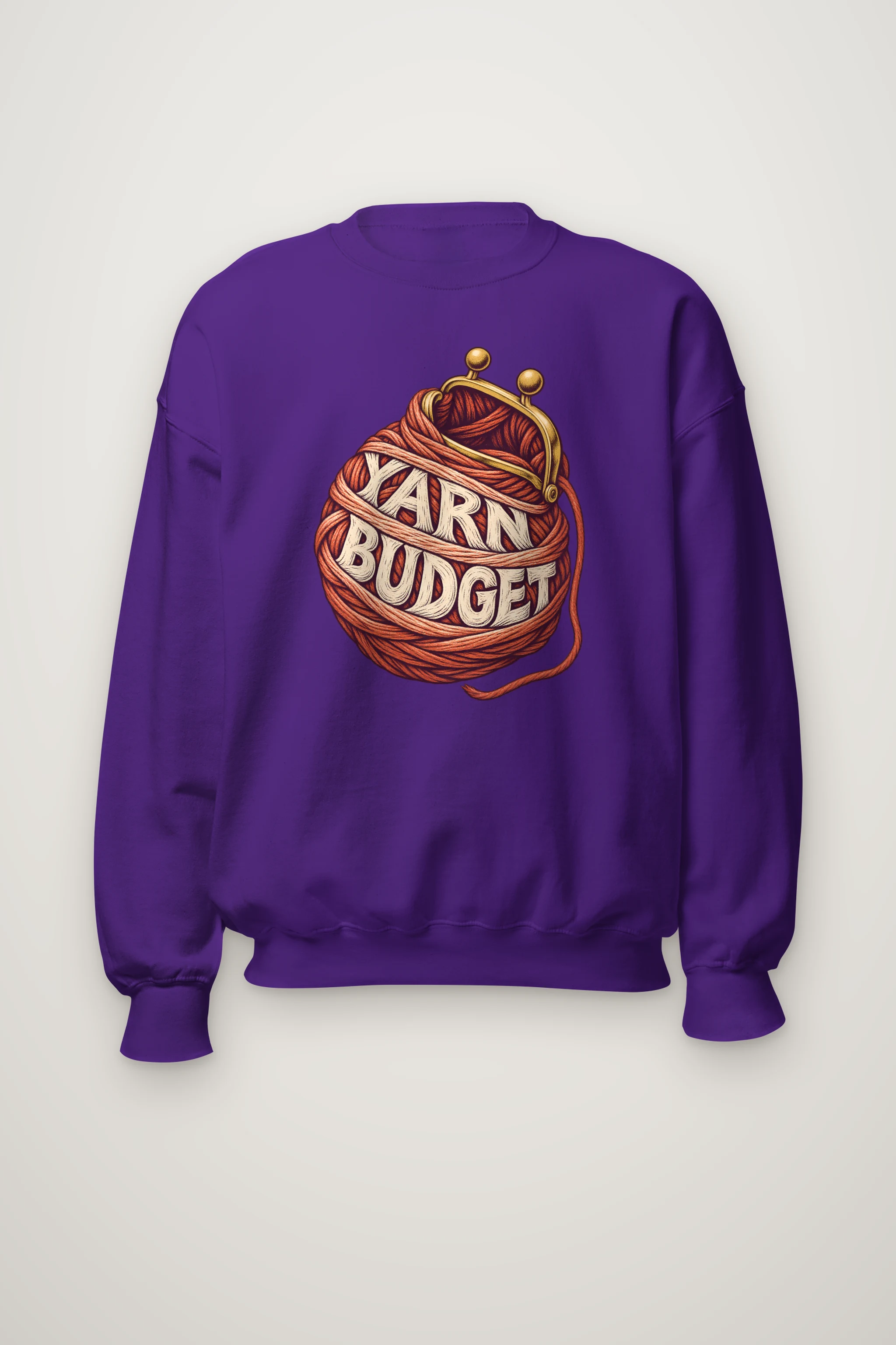 "Yarn Budget" Heavy Blend Unisex Crewneck Sweatshirt