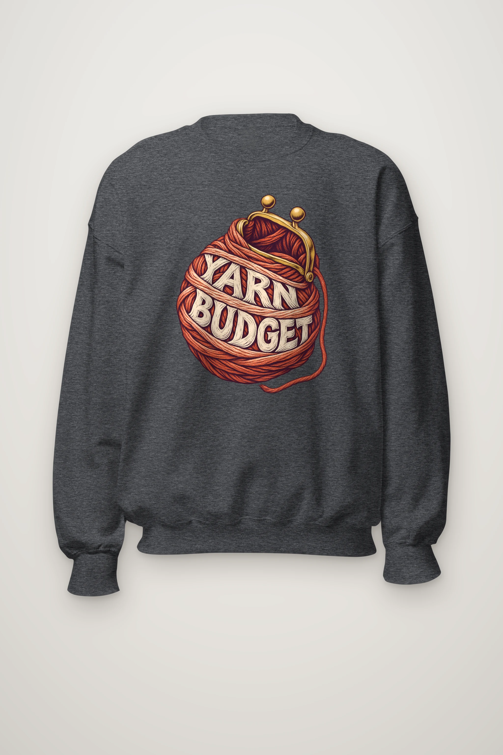 "Yarn Budget" Heavy Blend Unisex Crewneck Sweatshirt