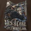 "Yes, I Care How the Wires Look" Heavy Blend Unisex Crewneck Sweatshirt