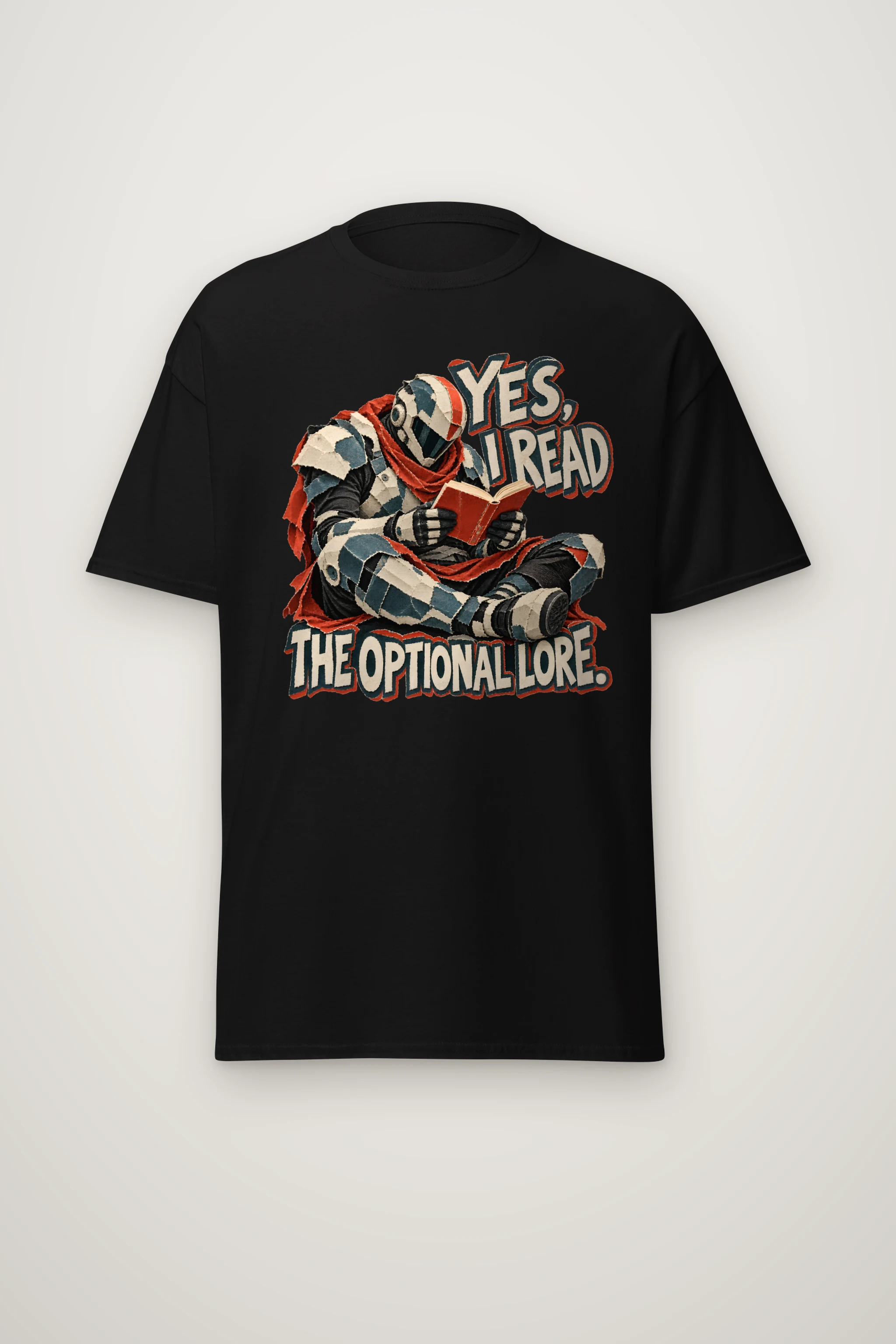 "Yes, I Read The Optional Lore" Heavyweight Unisex Crewneck T-shirt