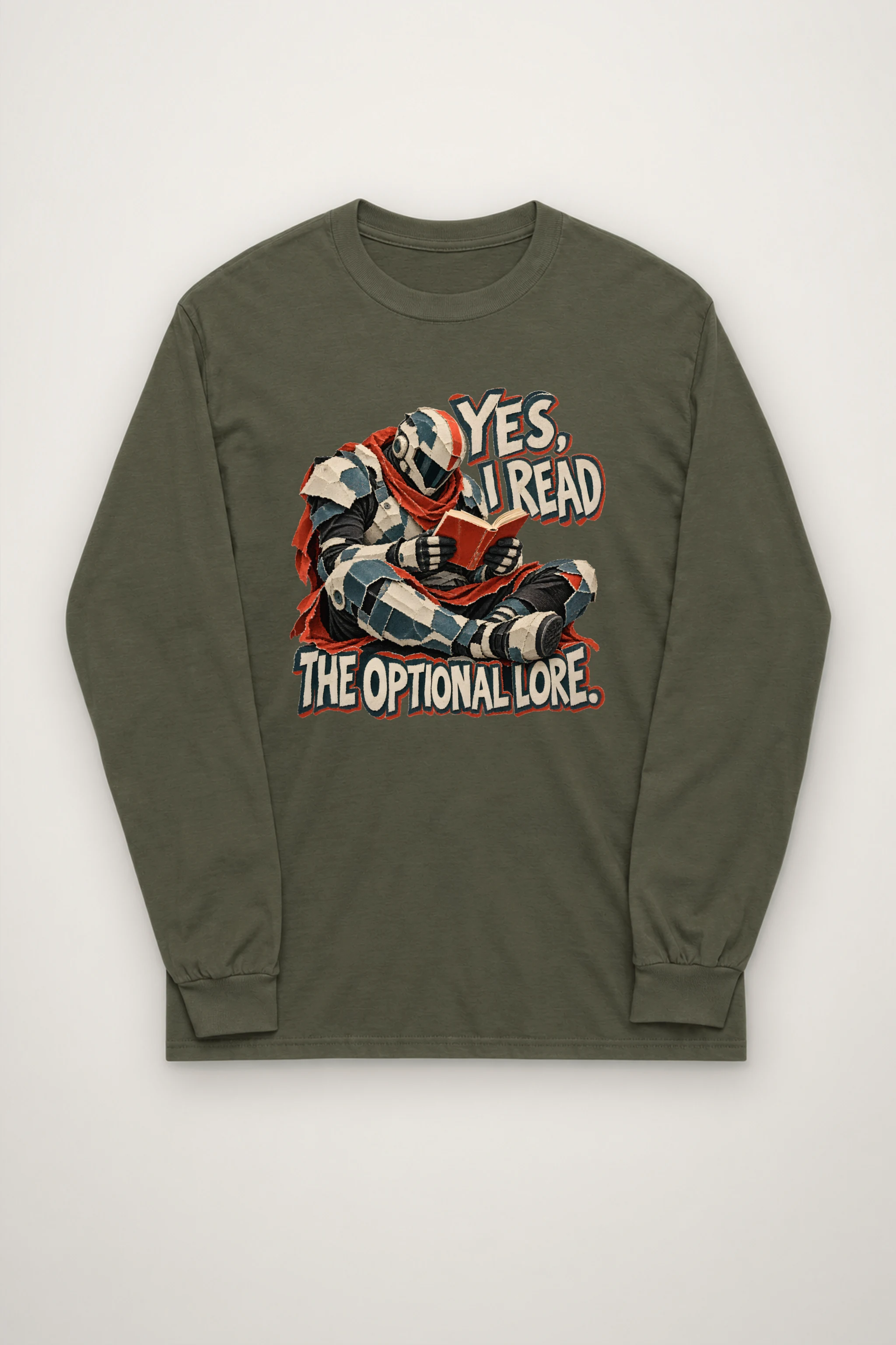 "Yes, I Read The Optional Lore" Unisex Longsleeve T-shirt
