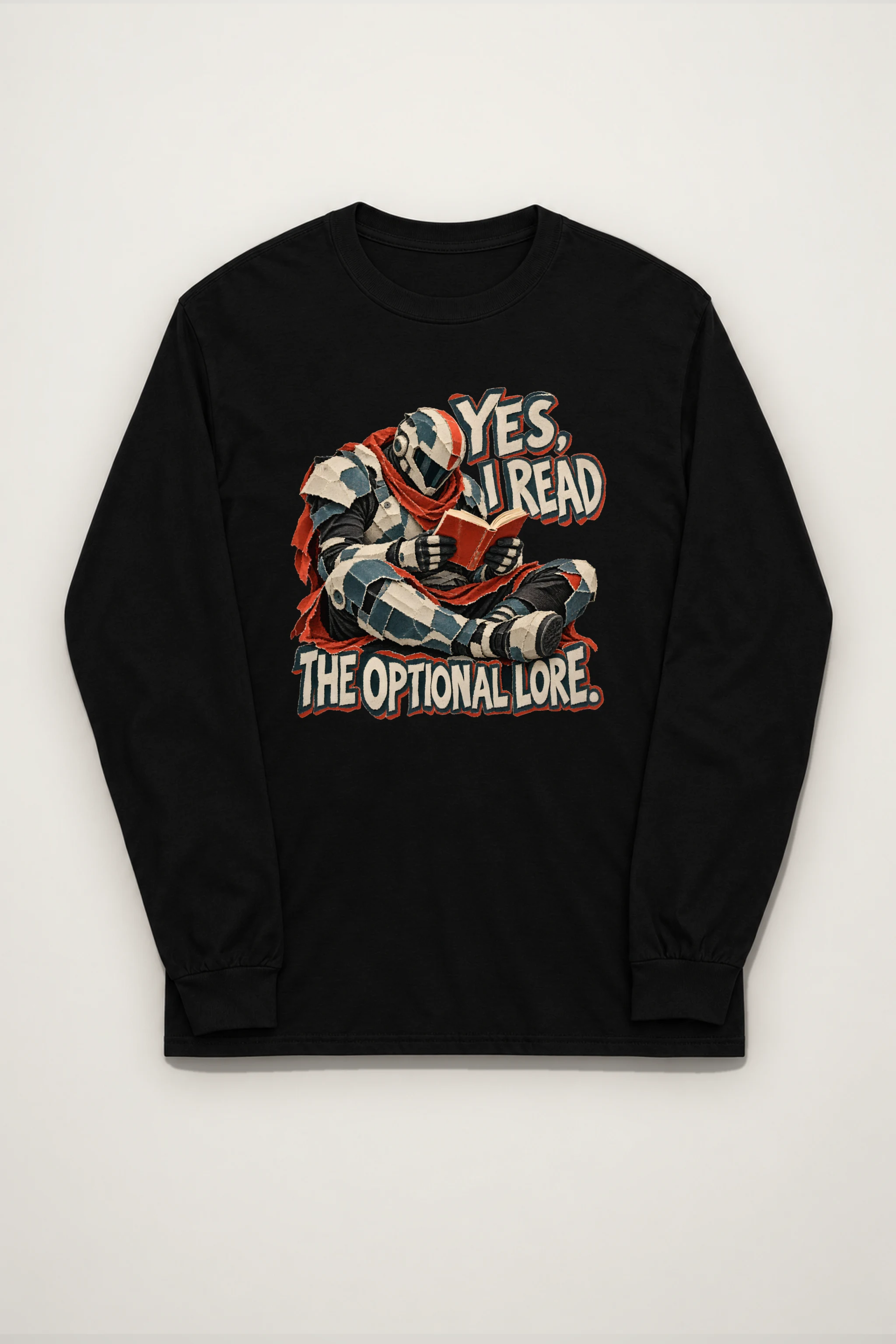 "Yes, I Read The Optional Lore" Unisex Longsleeve T-shirt