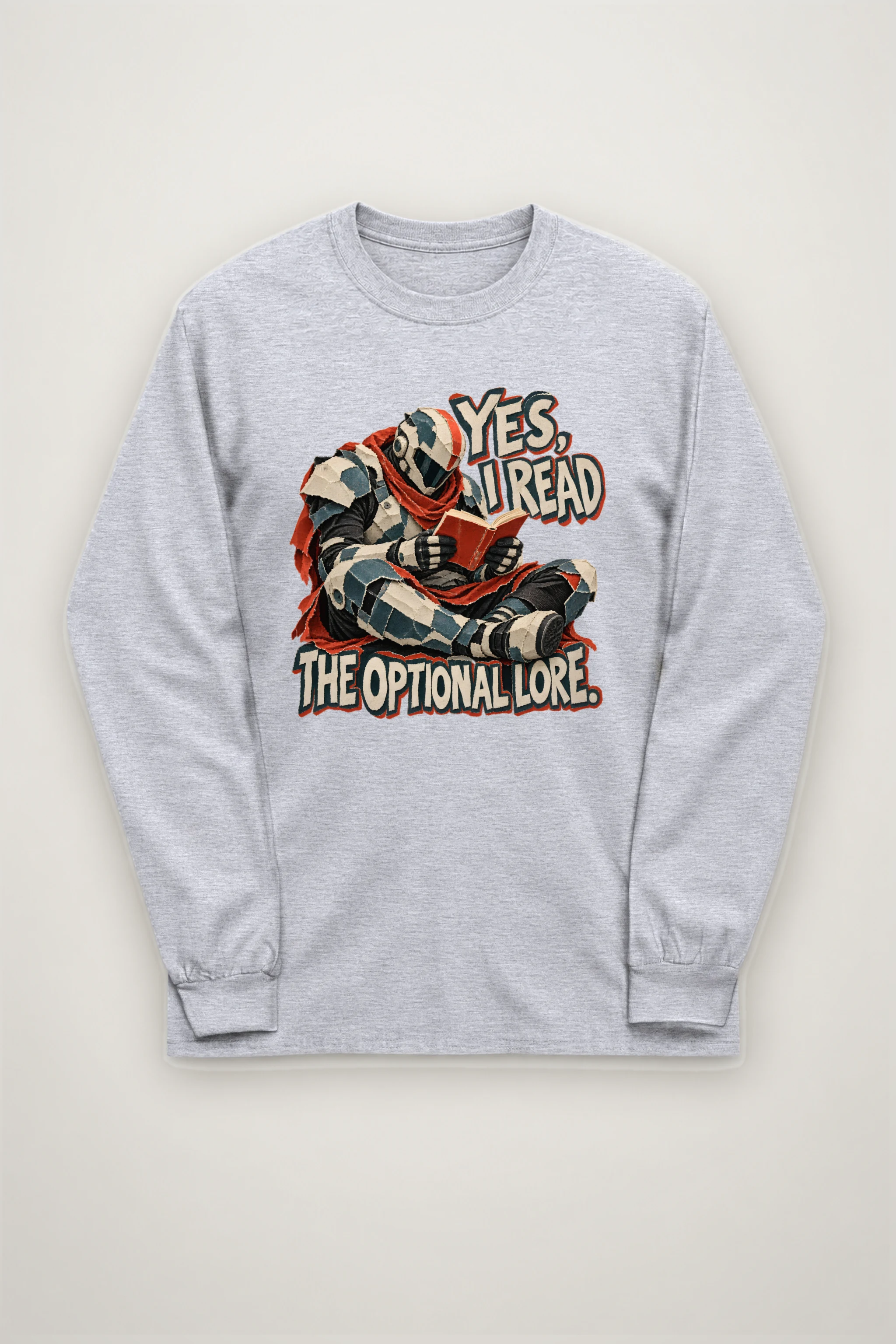 "Yes, I Read The Optional Lore" Unisex Longsleeve T-shirt