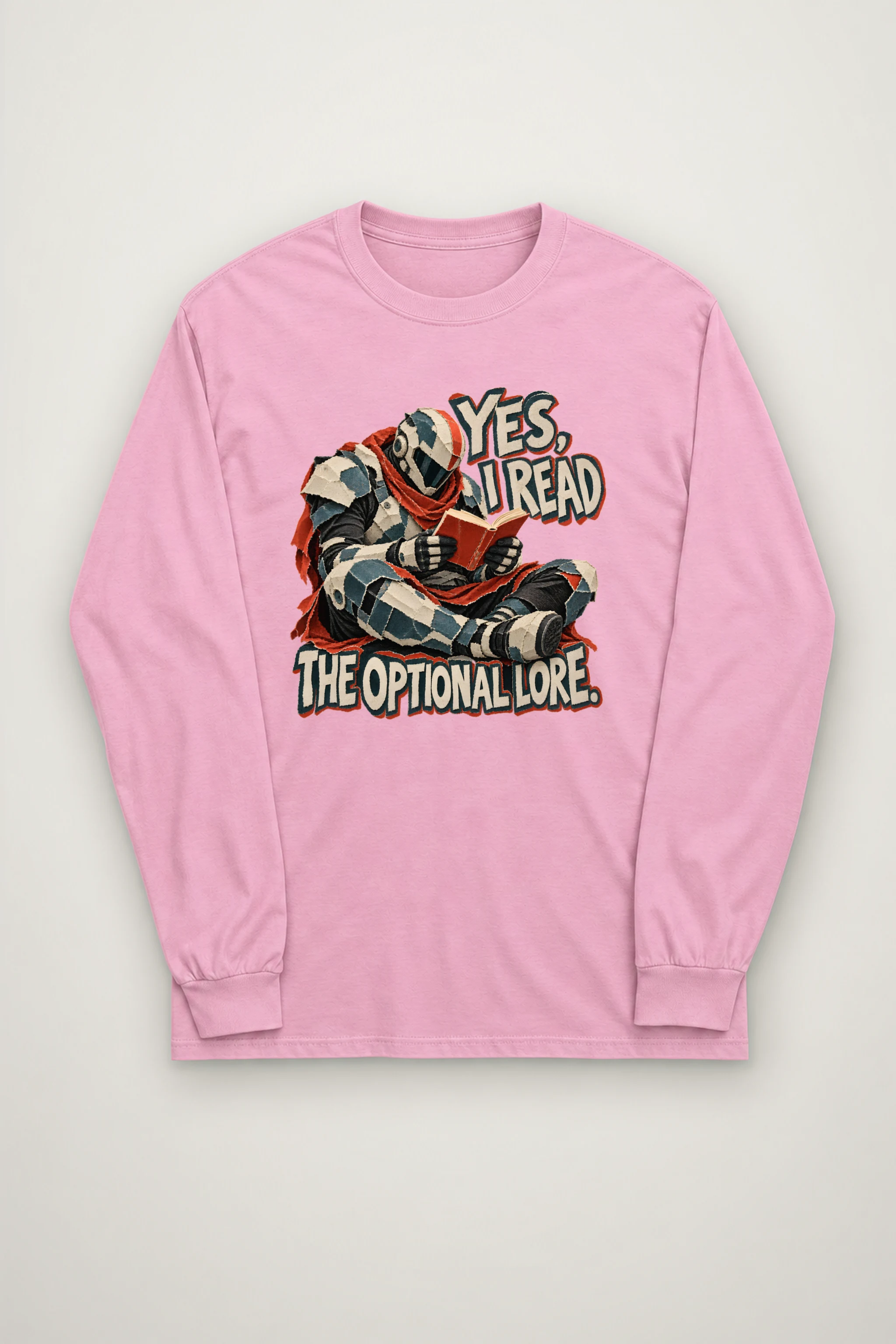 "Yes, I Read The Optional Lore" Unisex Longsleeve T-shirt