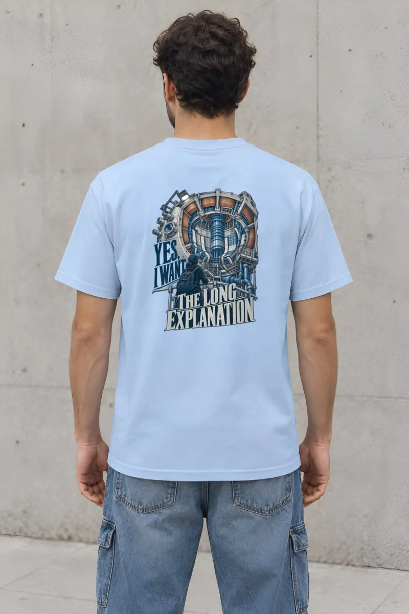 “Yes, I Want The Long Explanation” Heavyweight Unisex Crewneck T-shirt
