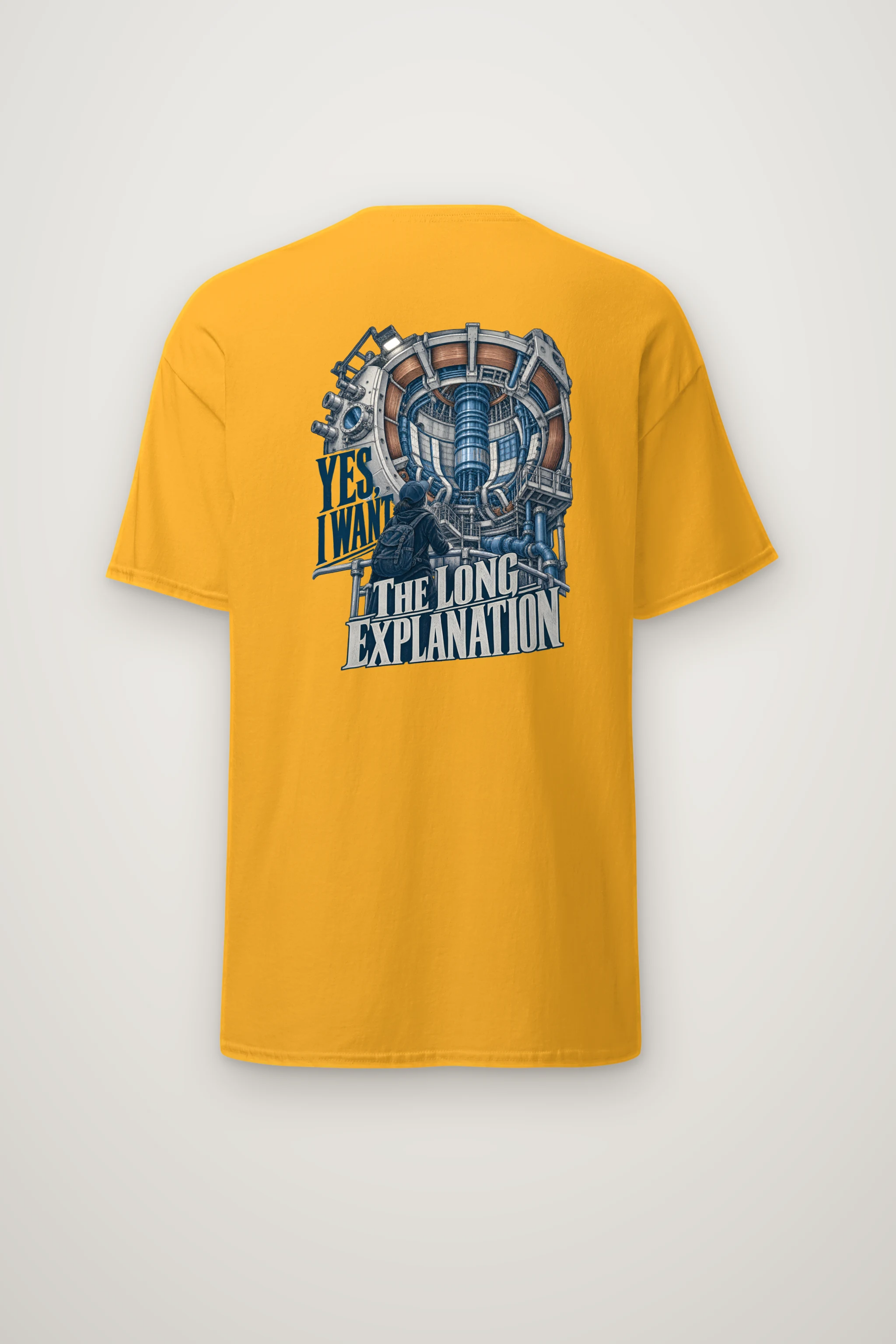 "Yes, I Want The Long Explanation" Heavyweight Unisex Crewneck T-shirt