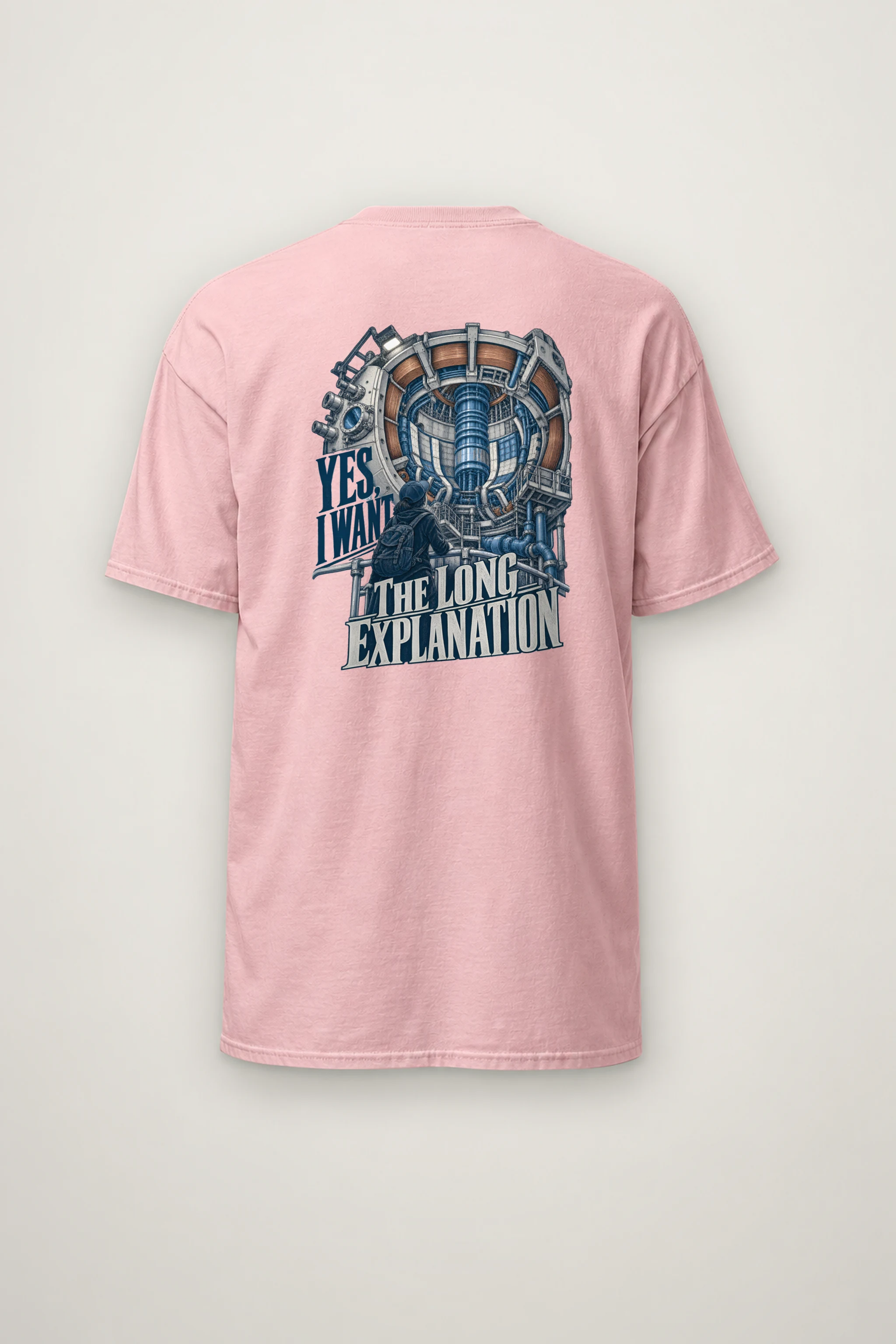 "Yes, I Want The Long Explanation" Heavyweight Unisex Crewneck T-shirt
