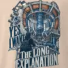"Yes, I Want The Long Explanation" Men's Oversized Heavyweight Crewneck T-Shirt