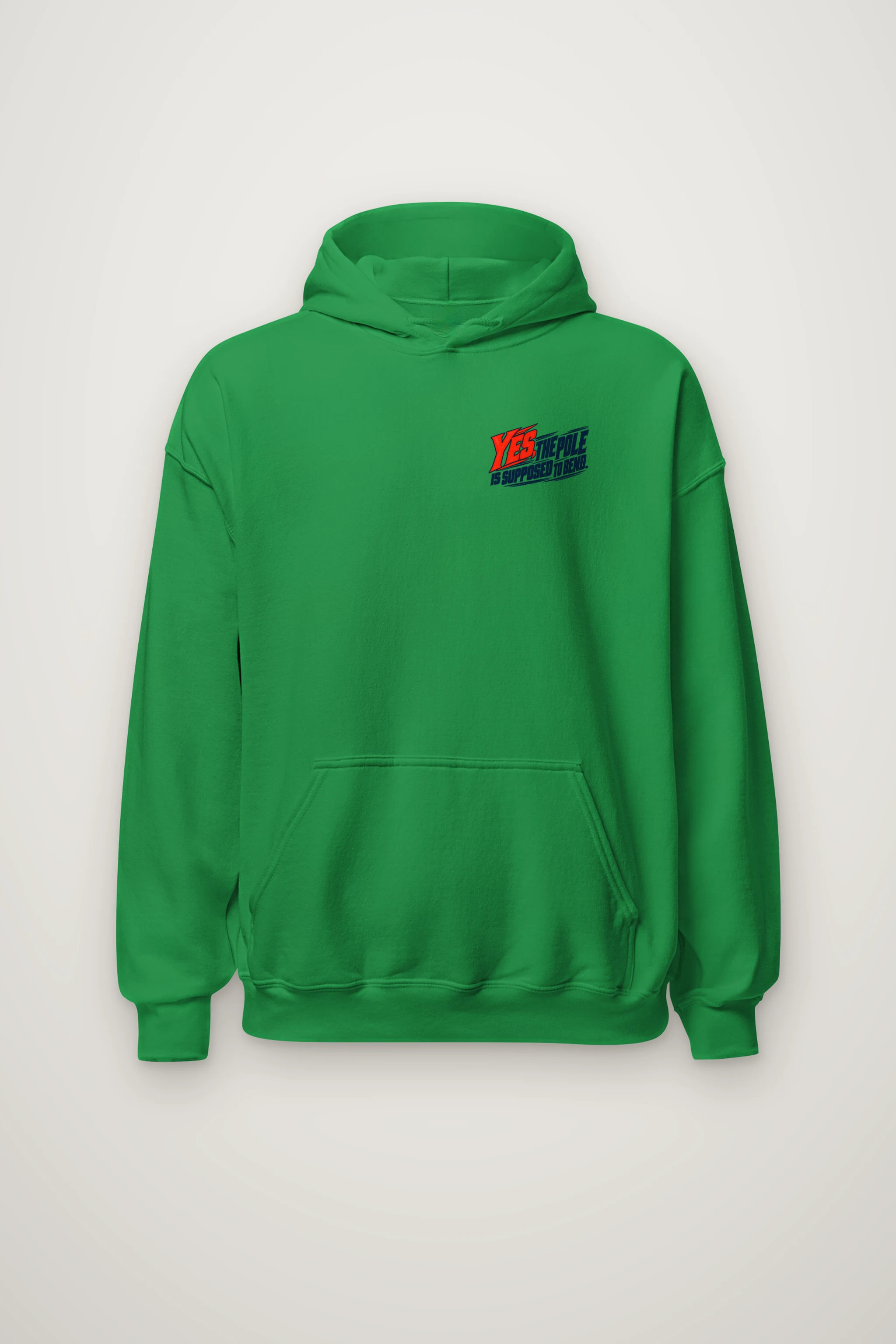 "Yes, the Pole Is Supposed to Bend" Heavy Blend Unisex Pullover Hoodie