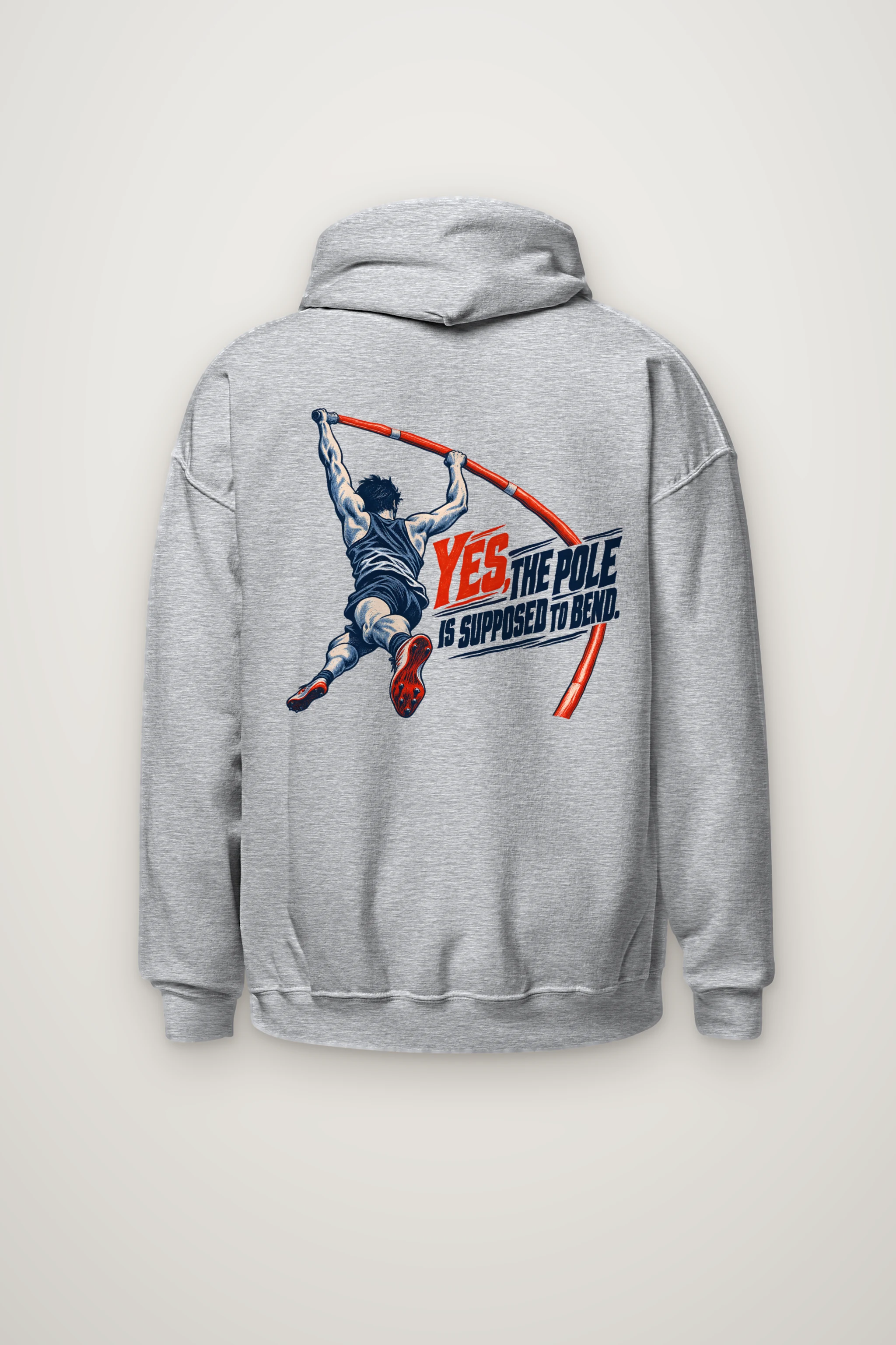 "Yes, the Pole Is Supposed to Bend" Heavy Blend Unisex Pullover Hoodie