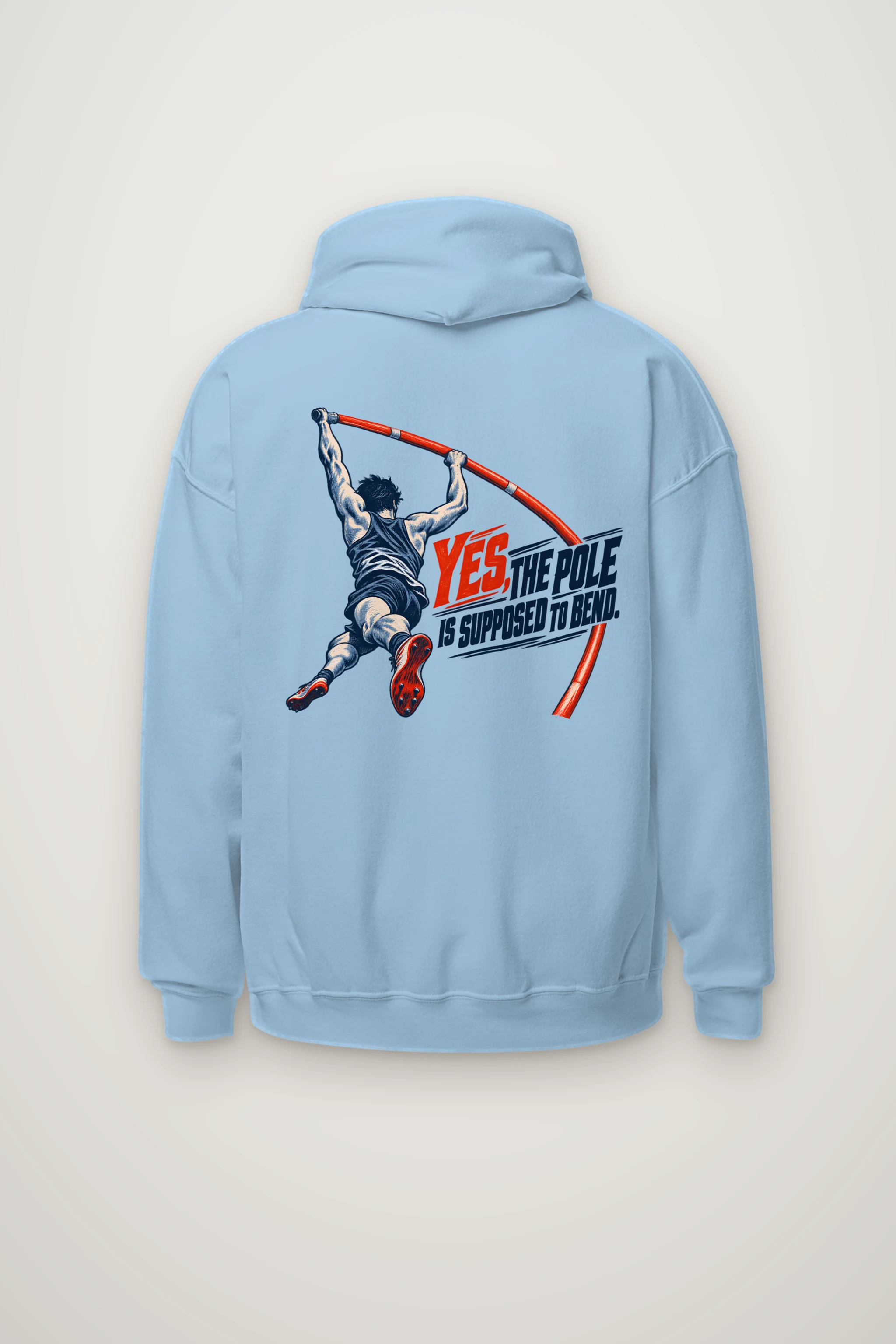 "Yes, the Pole Is Supposed to Bend" Heavy Blend Unisex Pullover Hoodie