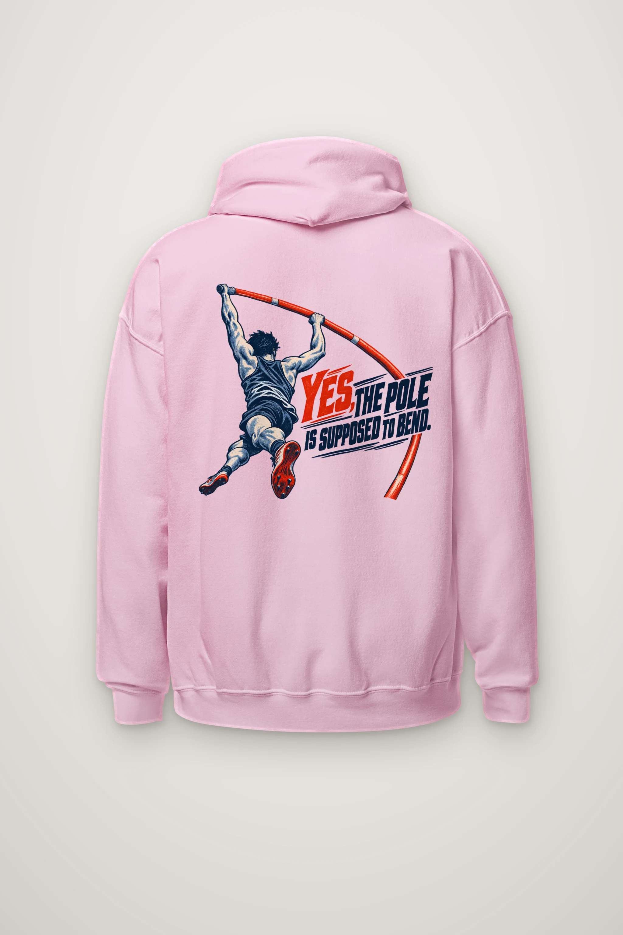 "Yes, the Pole Is Supposed to Bend" Heavy Blend Unisex Pullover Hoodie