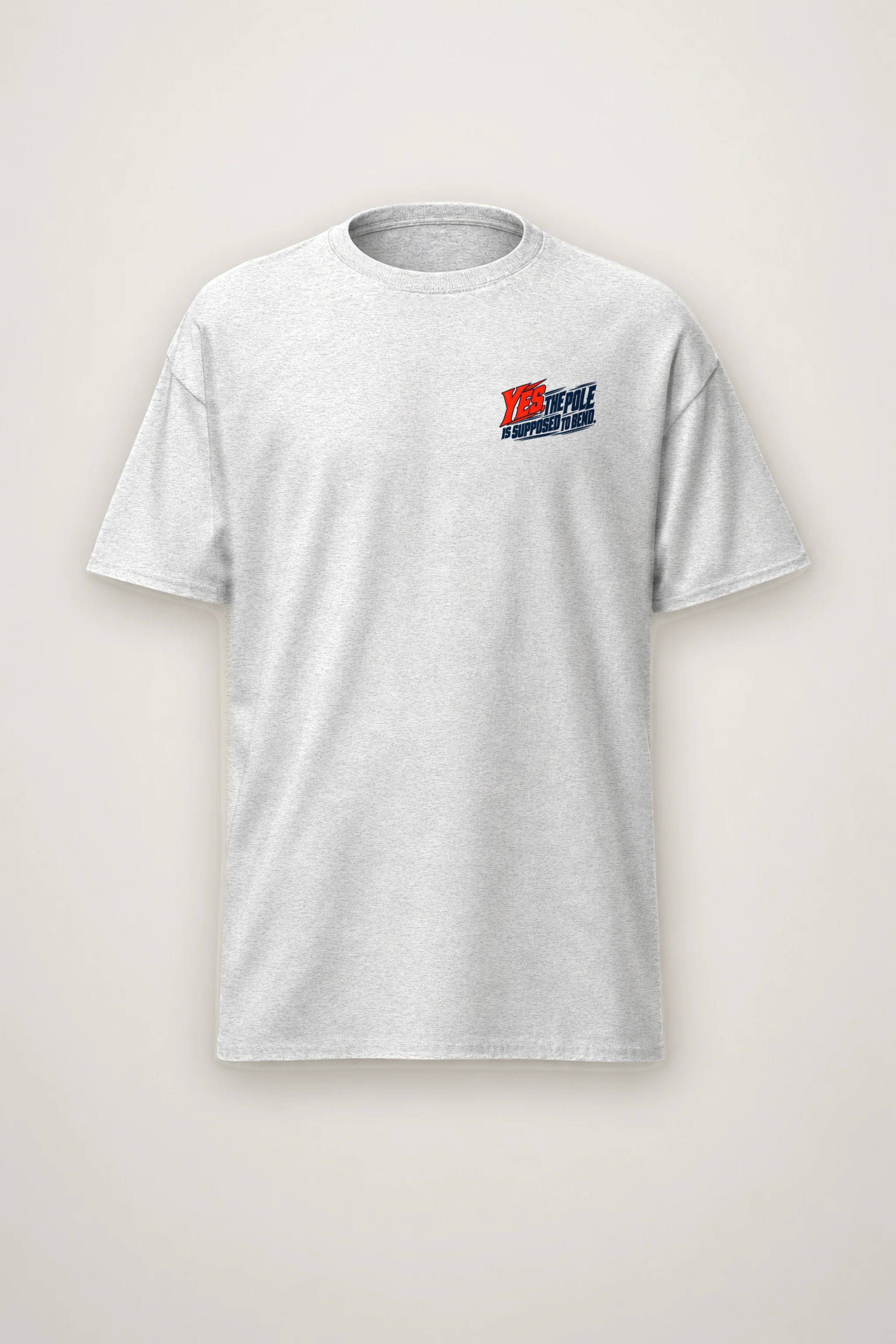 "Yes, the Pole Is Supposed to Bend" Heavyweight Unisex Crewneck T-shirt