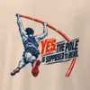 "Yes, the Pole Is Supposed to Bend" Men's Oversized Heavyweight Crewneck T-Shirt