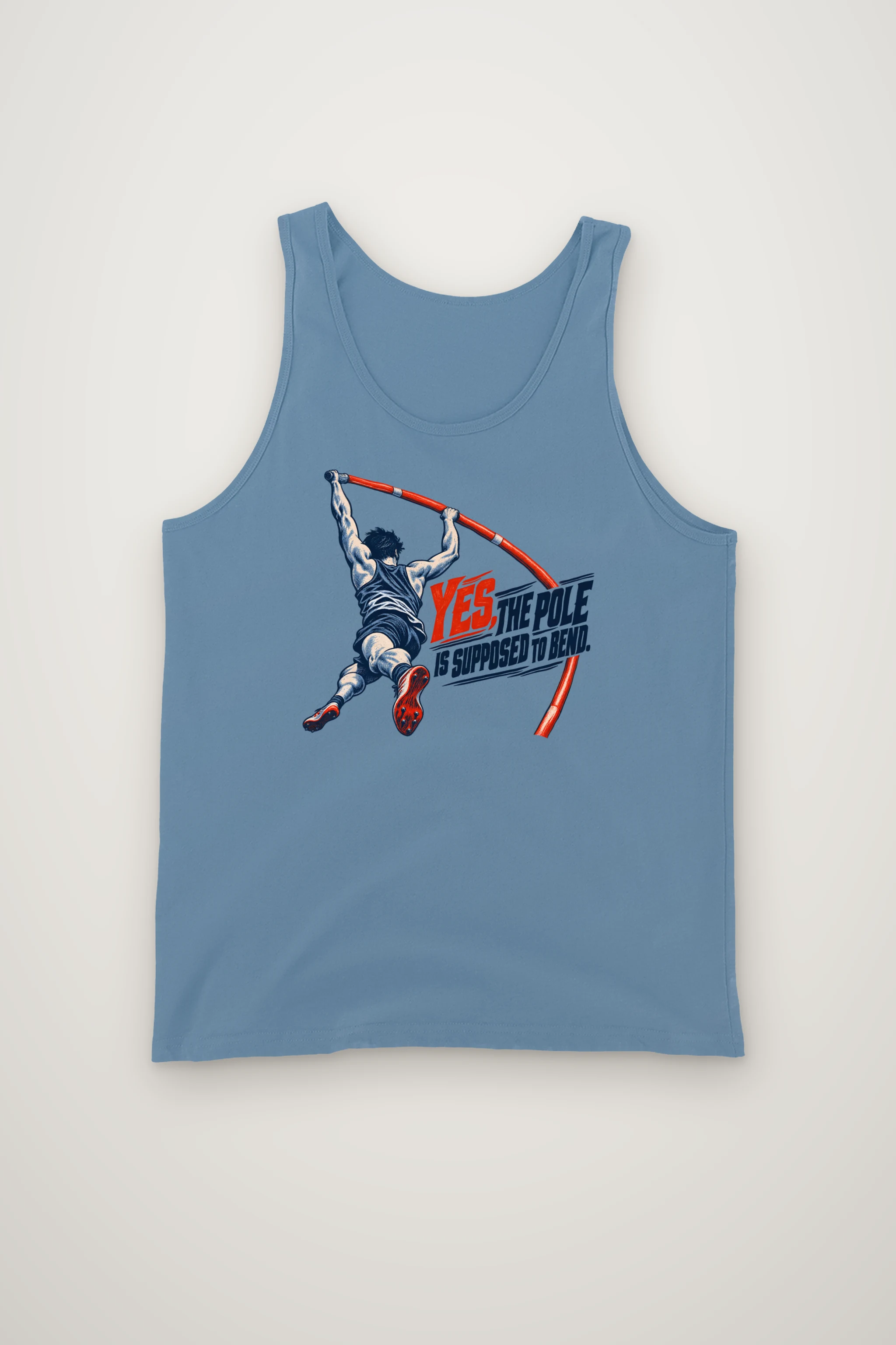 "Yes, The Pole Is Supposed to Bend" Unisex Jersey Tank
