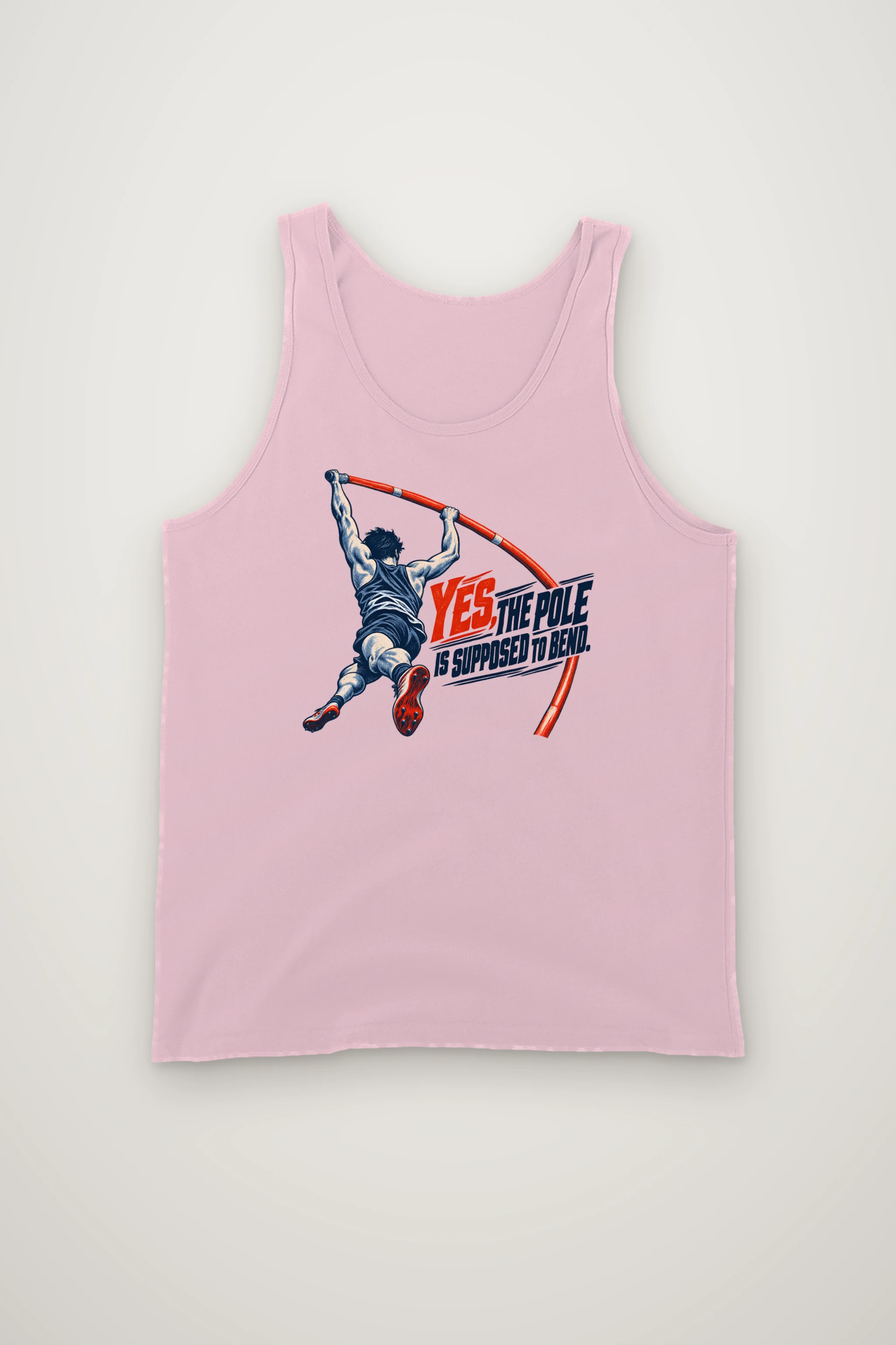 "Yes, The Pole Is Supposed to Bend" Unisex Jersey Tank