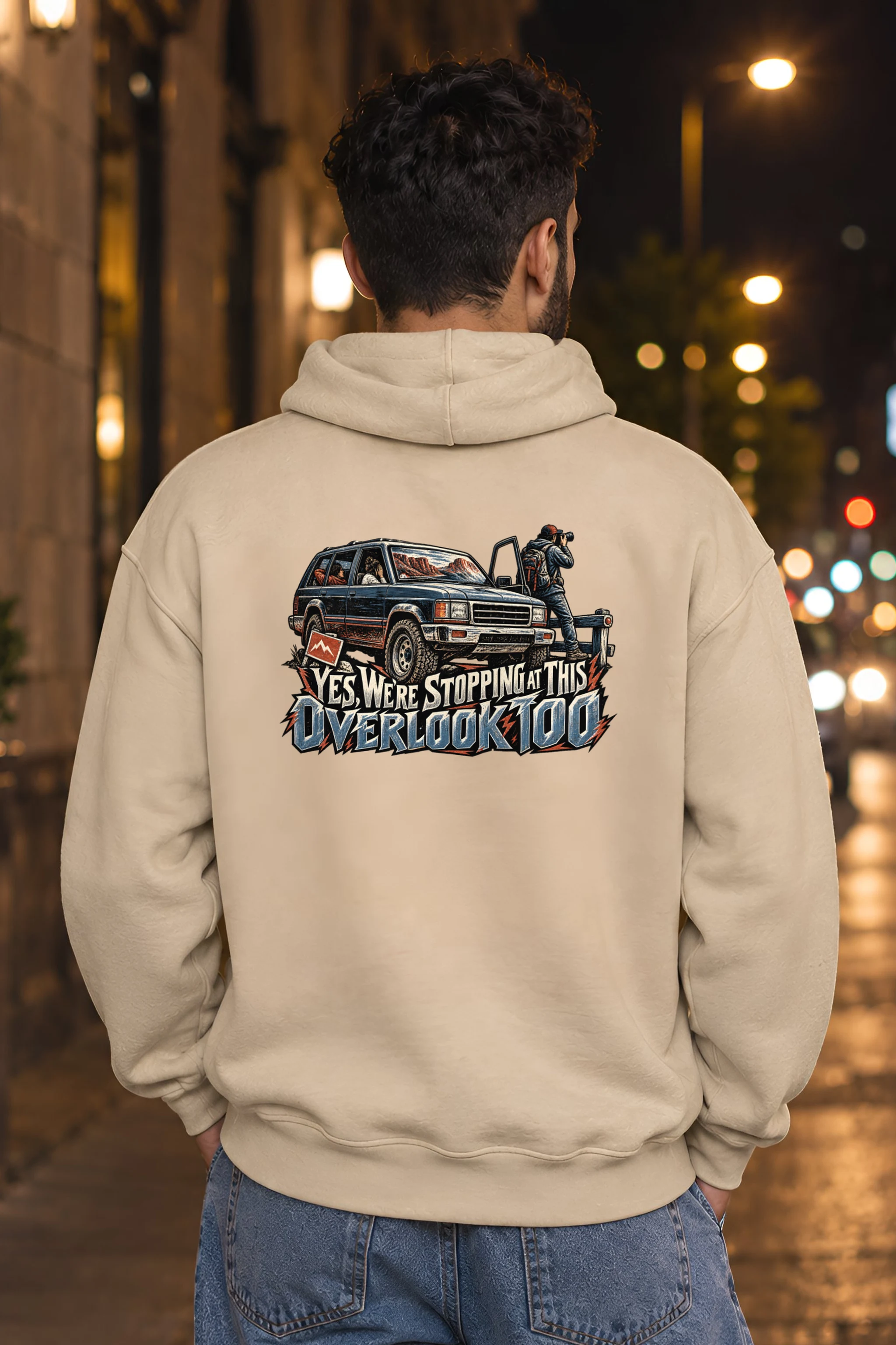 "Yes, We're Stopping at This Overlook Too" Heavy Blend Unisex Pullover Hoodie