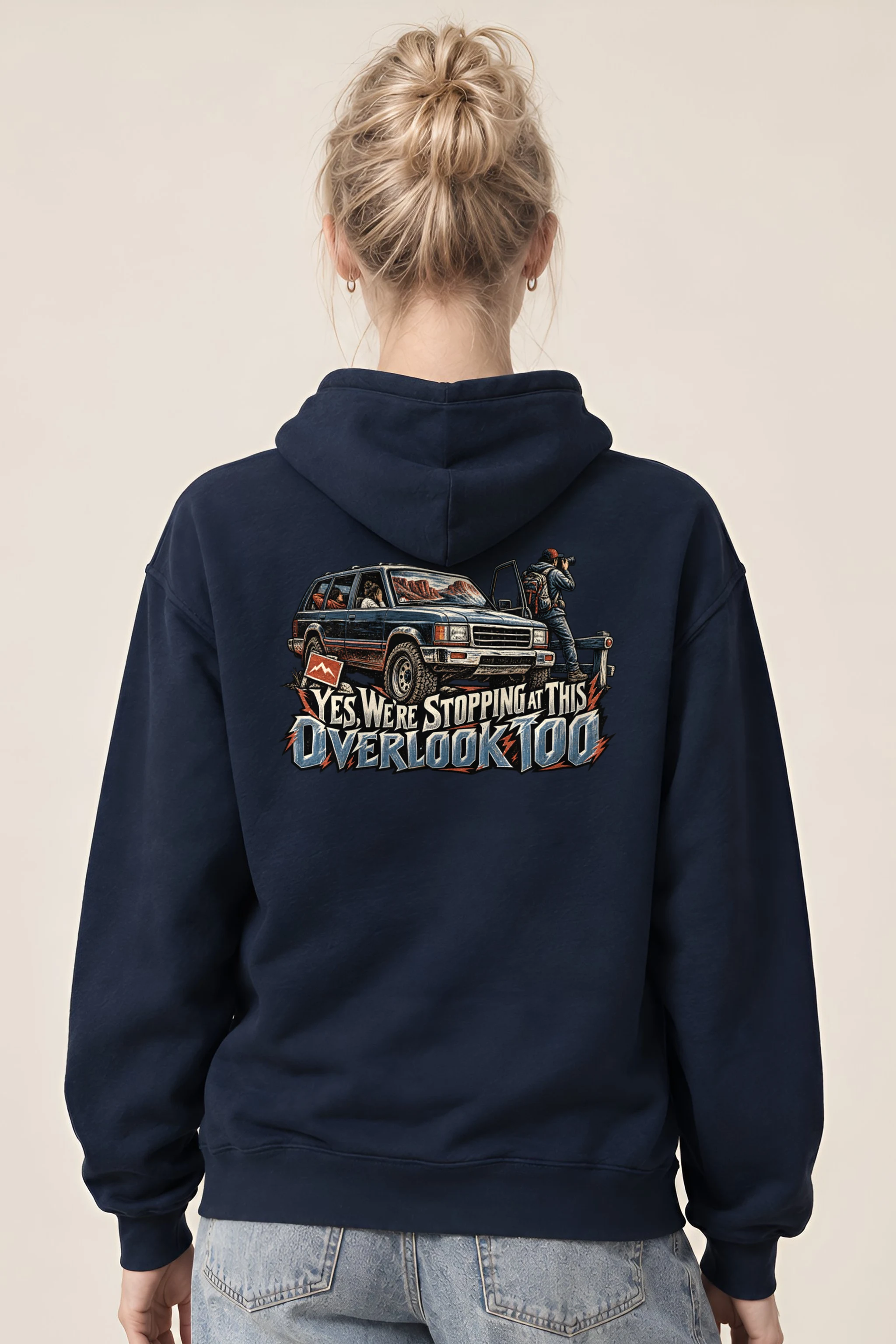 "Yes, We're Stopping at This Overlook Too" Heavy Blend Unisex Pullover Hoodie