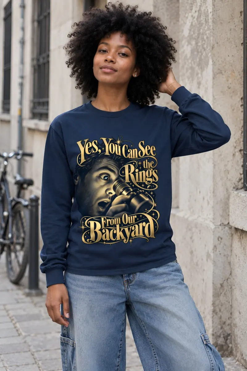 “Yes, You Can See the Rings” Unisex Longsleeve T-shirt
