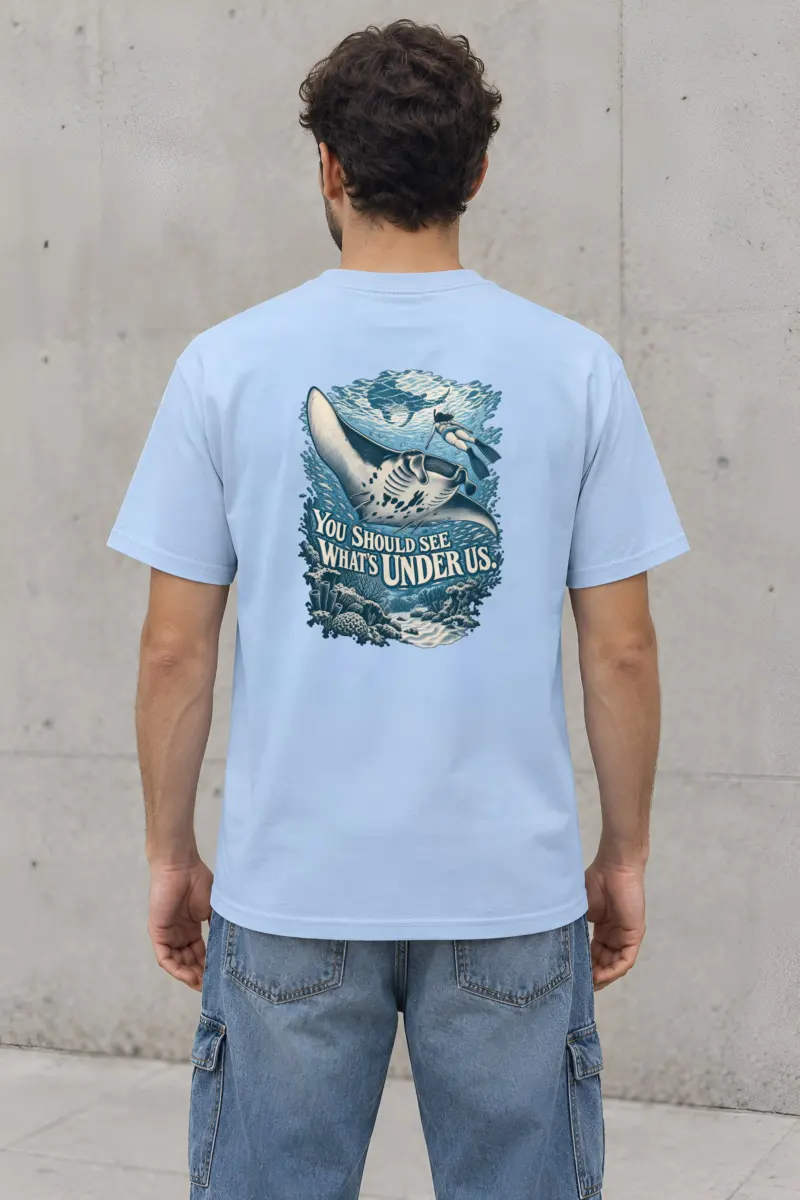 “You Should See What’s Under Us” Heavyweight Unisex Crewneck T-shirt
