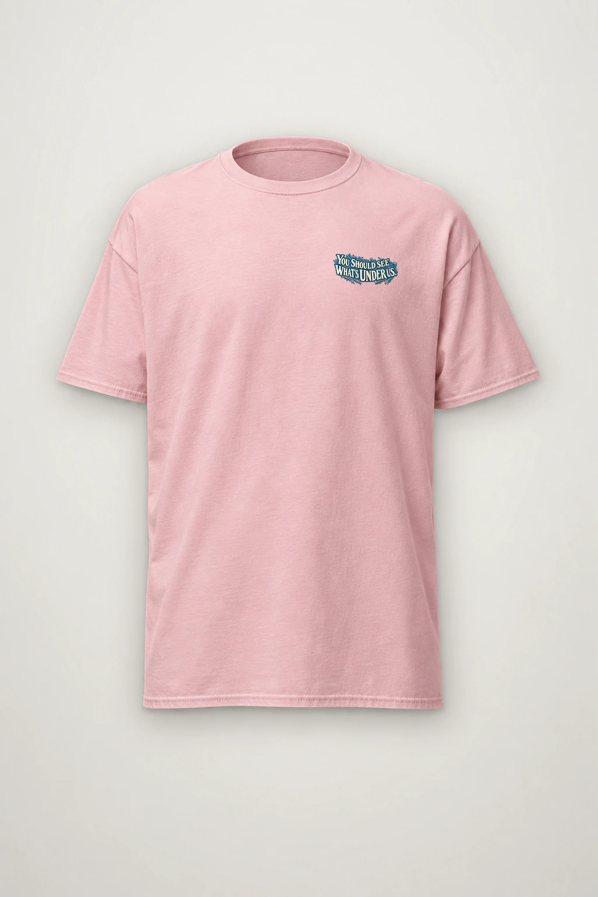 "You Should See What's Under Us" Heavyweight Unisex Crewneck T-shirt