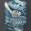 "You Should See What's Under Us" Men's Oversized Heavyweight Crewneck T-Shirt