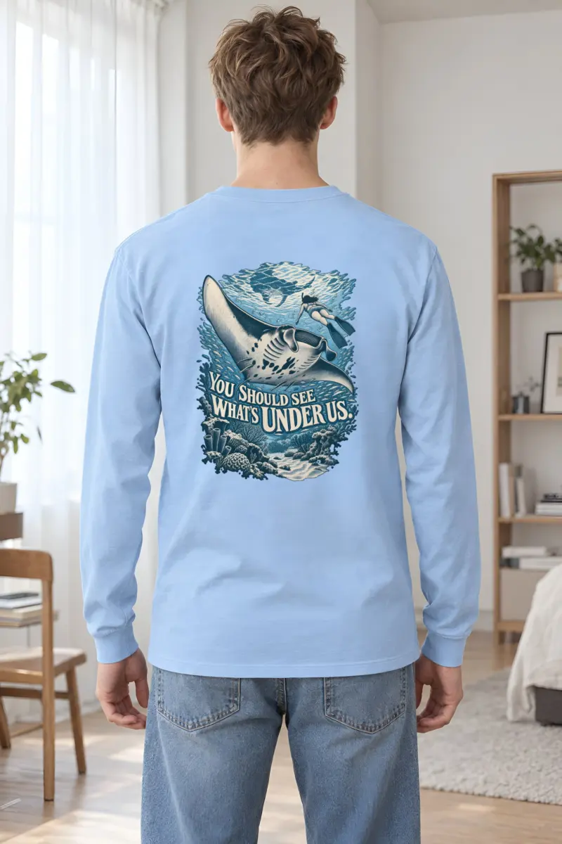 "You Should See What's Under Us" Unisex Longsleeve T-shirt