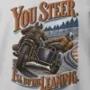 "You Steer, I'll Do the Leaning" Heavy Blend Unisex Crewneck Sweatshirt