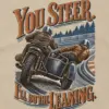 "You Steer, I'll Do the Leaning" Unisex Longsleeve T-shirt