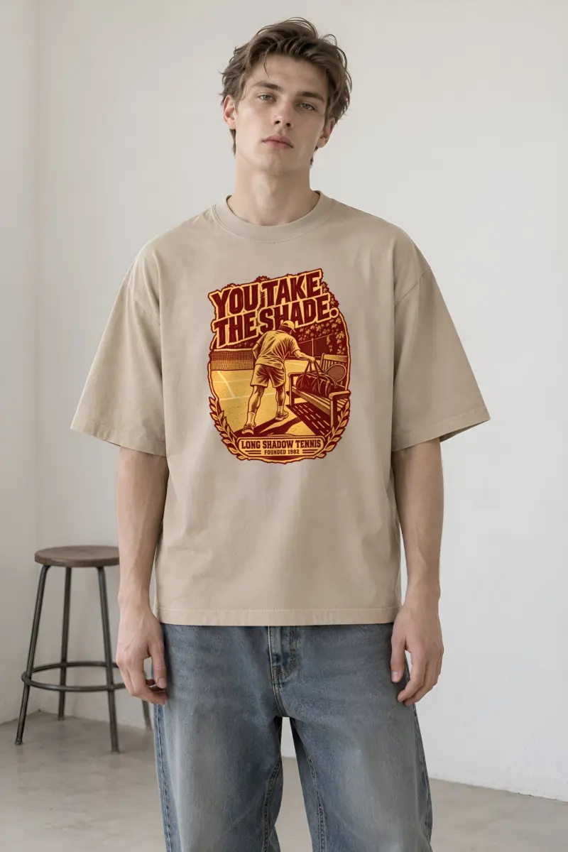 "You Take the Shade" Unisex Oversized Heavyweight Crewneck T-Shirt