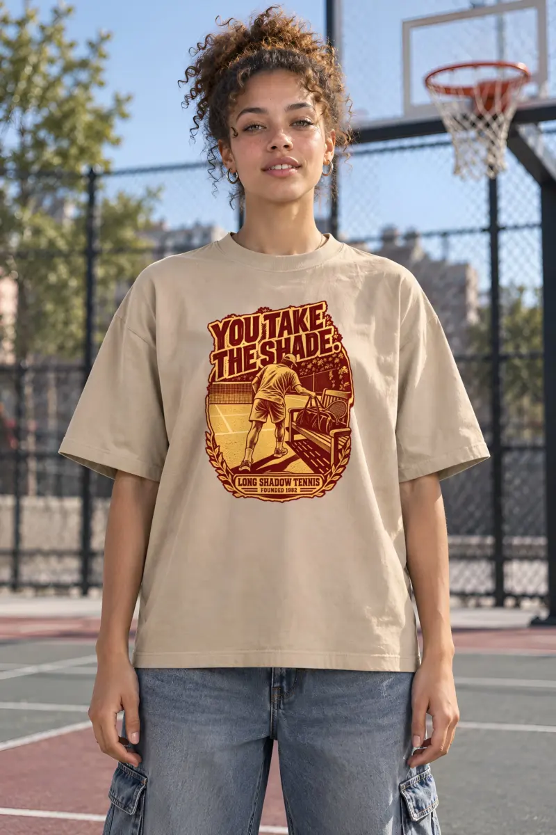 "You Take the Shade" Unisex Oversized Heavyweight Crewneck T-Shirt