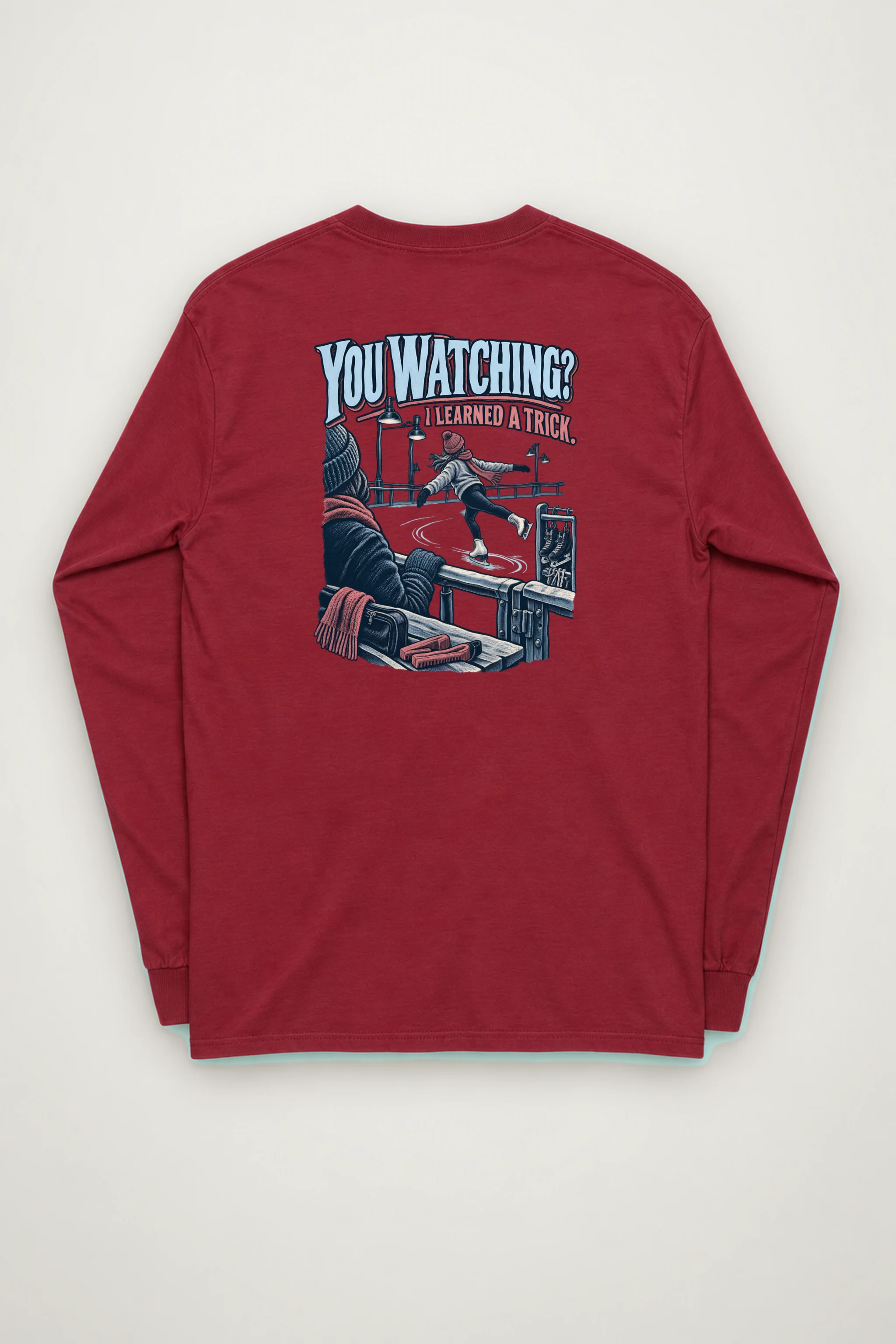 "You Watching? I Learned a Trick" Unisex Longsleeve T-shirt