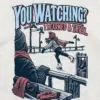 "You Watching? I Learned a Trick" Unisex Longsleeve T-shirt