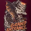 "Your Bedtime Is My Grand Entrance" Heavyweight Unisex Crewneck T-shirt