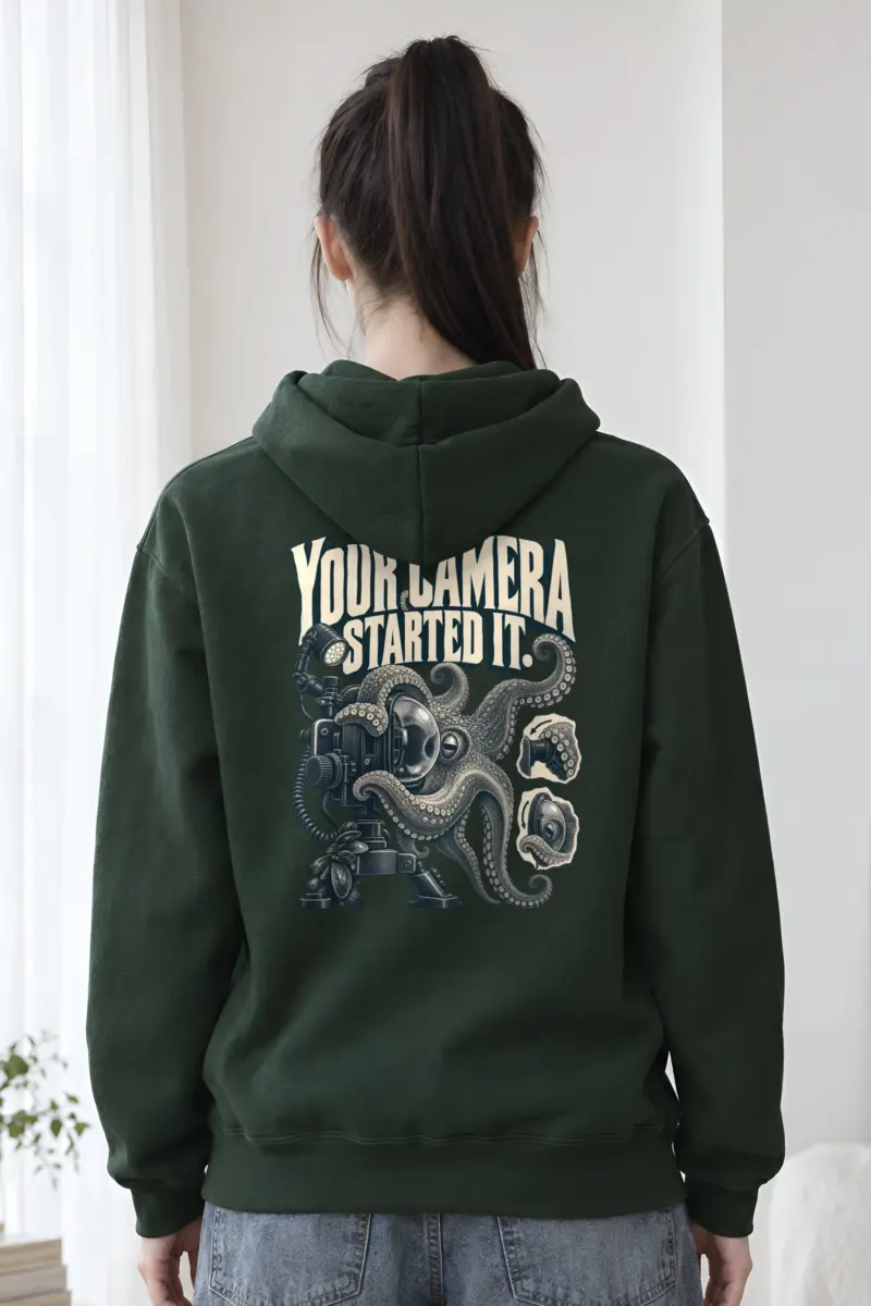 "Your Camera Started It" Heavy Blend Unisex Pullover Hoodie